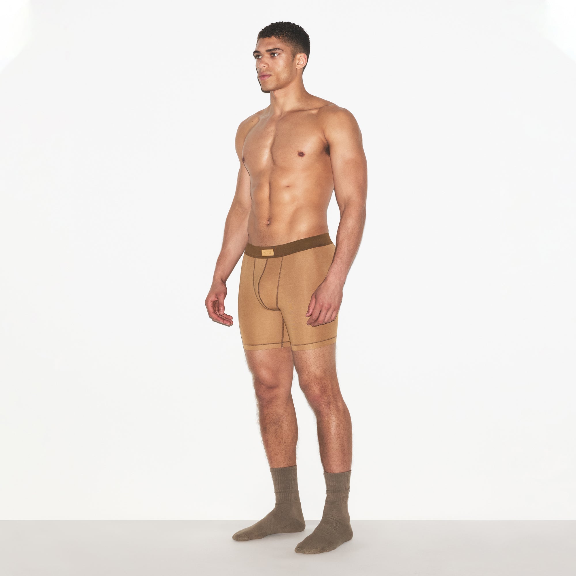 SKIMS COTTON MENS 5″ BOXER BRIEF | RUSSET - Sneaker Türkiye