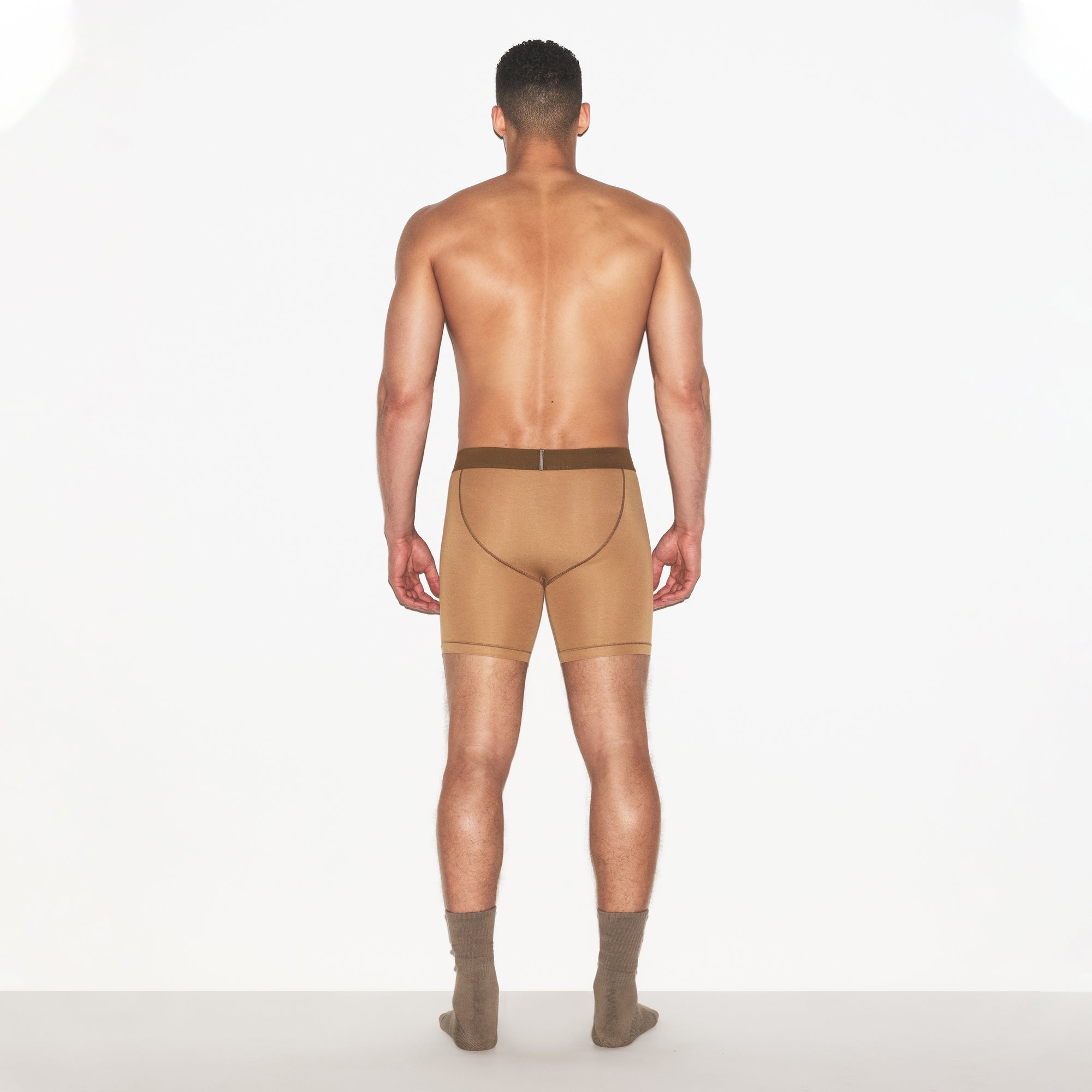 SKIMS COTTON MENS 5″ BOXER BRIEF | RUSSET - Sneaker Türkiye