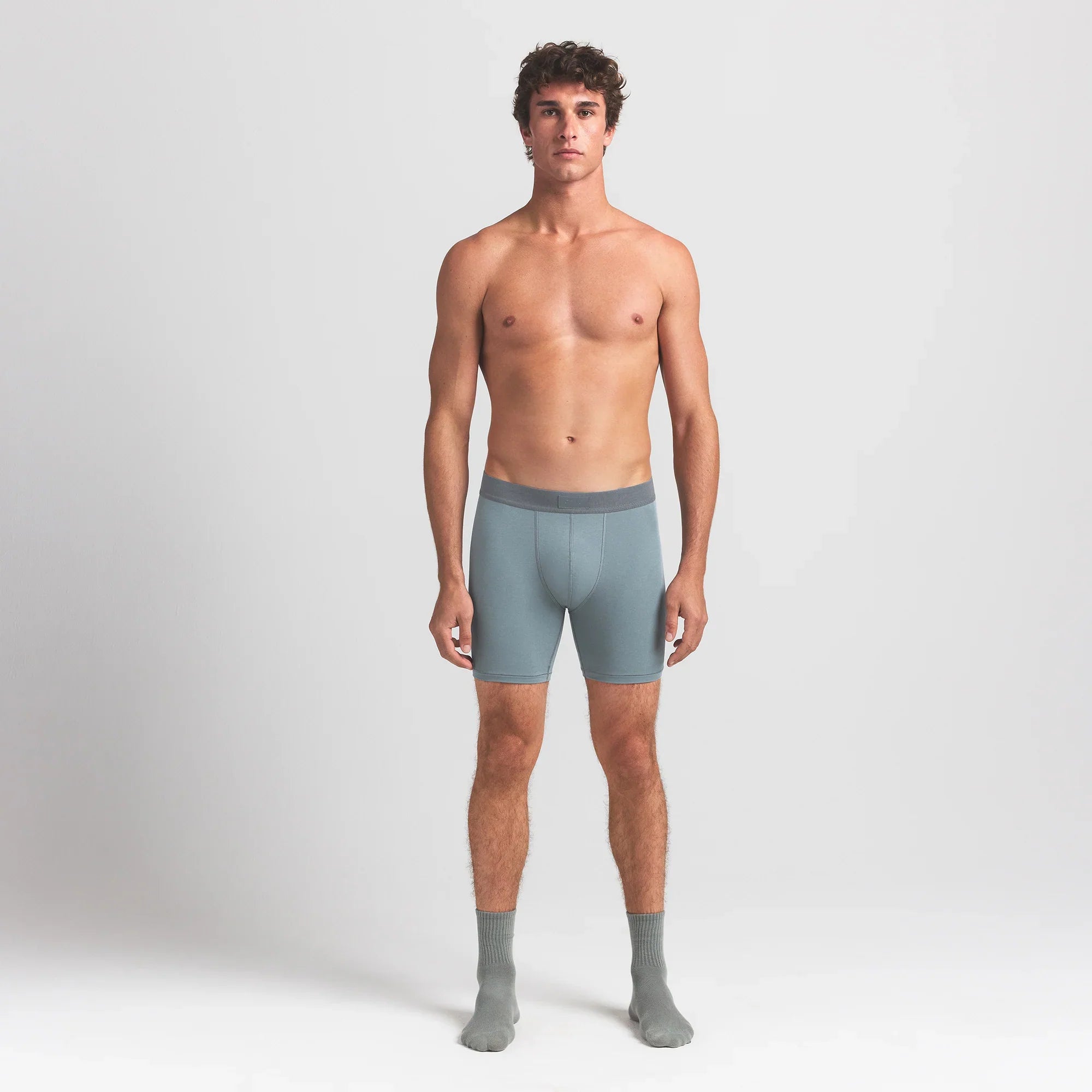 SKIMS COTTON MENS 5″ BOXER BRIEF | SKY - Sneaker Türkiye