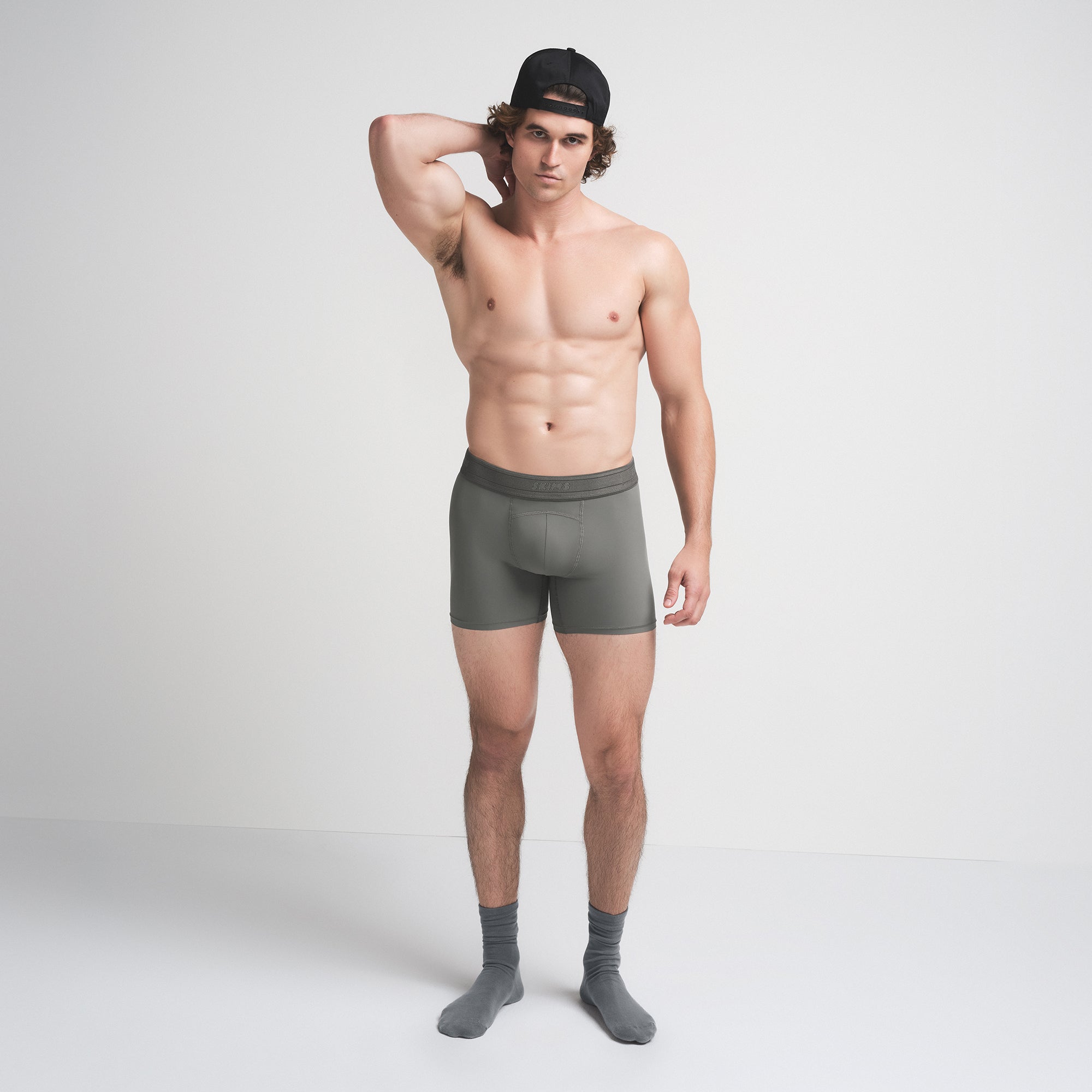 SKIMS FLEX MENS 5″ BOXER BRIEF | GUNMETAL - Sneaker Türkiye