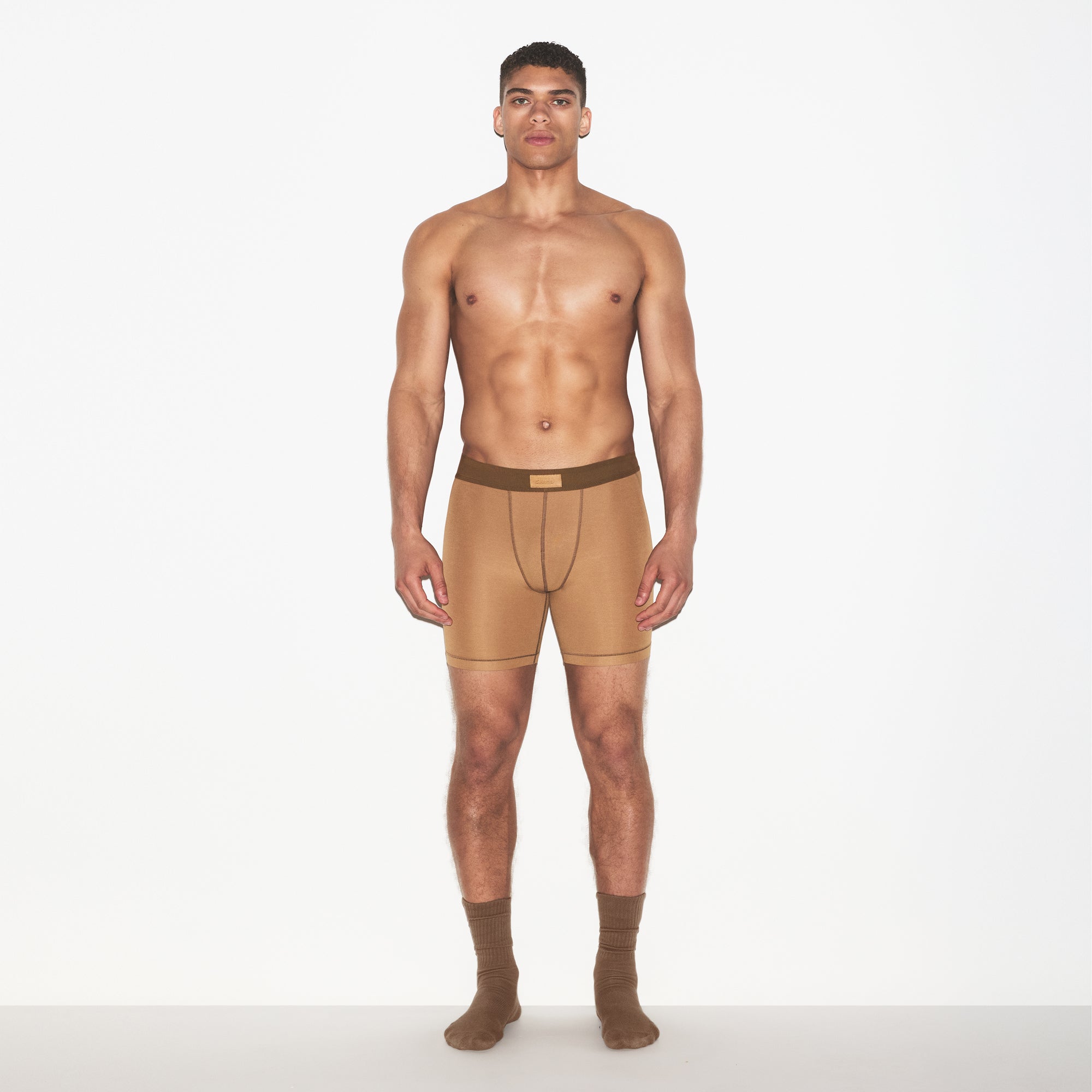 SKIMS COTTON MENS 5″ BOXER BRIEF 3-PACK | RUSSET MULTI - Sneaker Türkiye