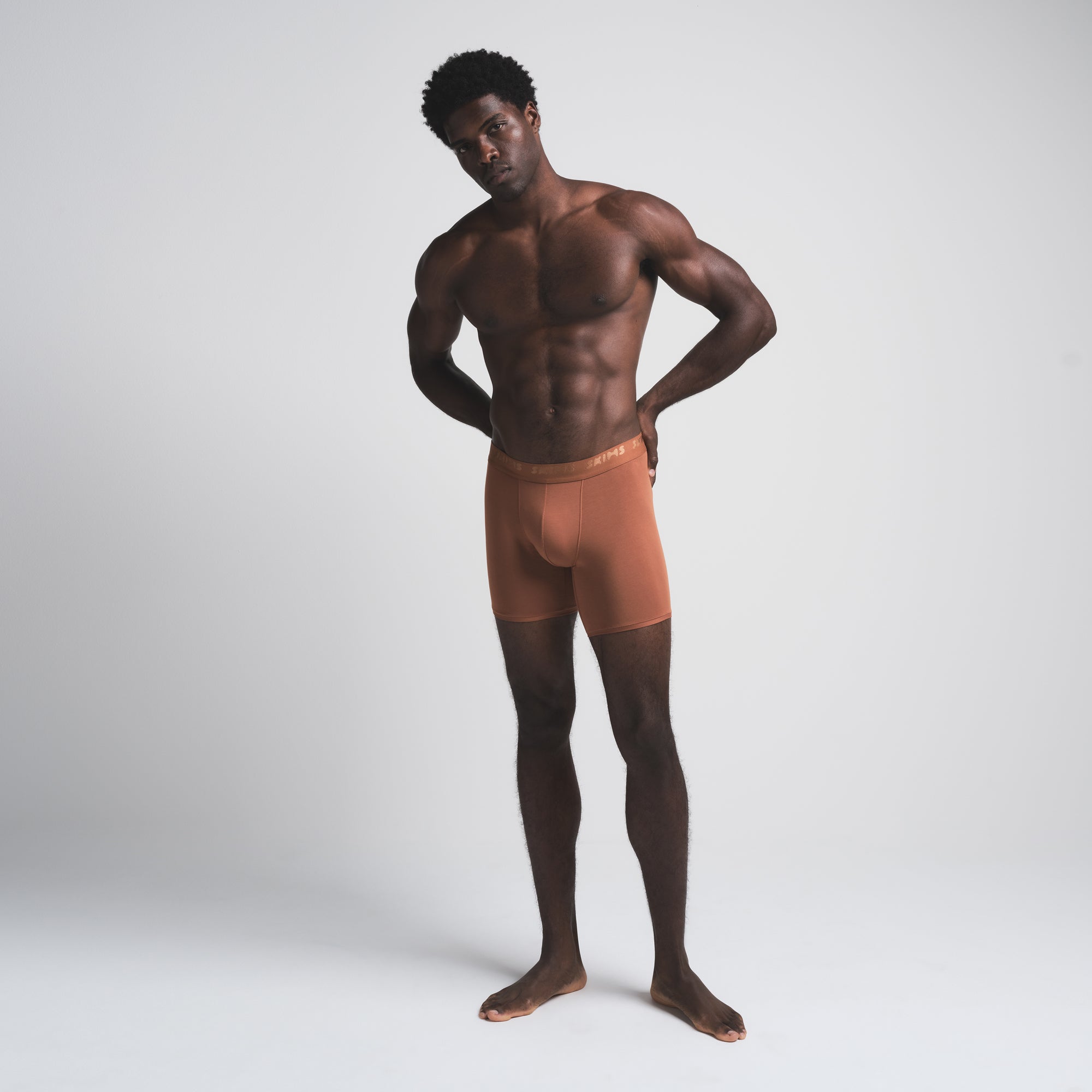 SKIMS STRETCH MENS 5″ BOXER BRIEF 5-PACK | COCOA MULTI - Sneaker Türkiye