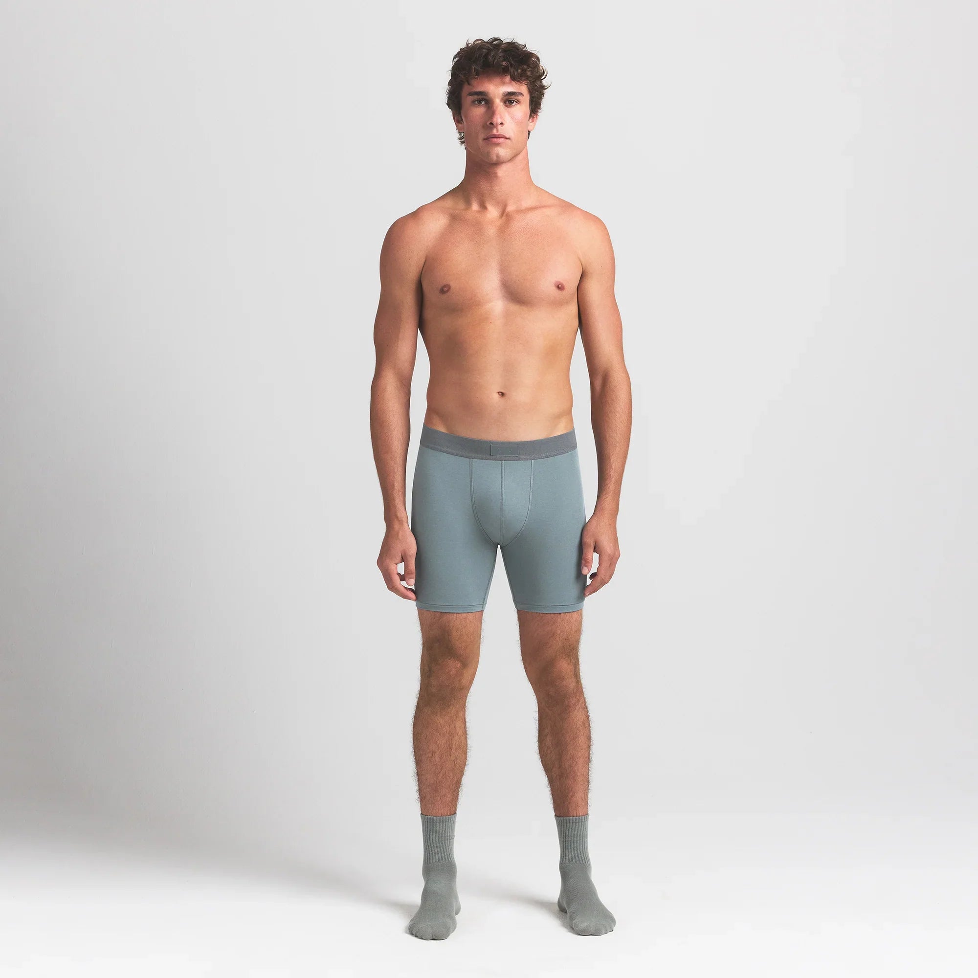 SKIMS COTTON MENS 5″ BOXER BRIEF 5-PACK | VERDANT SKY MULTI - Sneaker Türkiye
