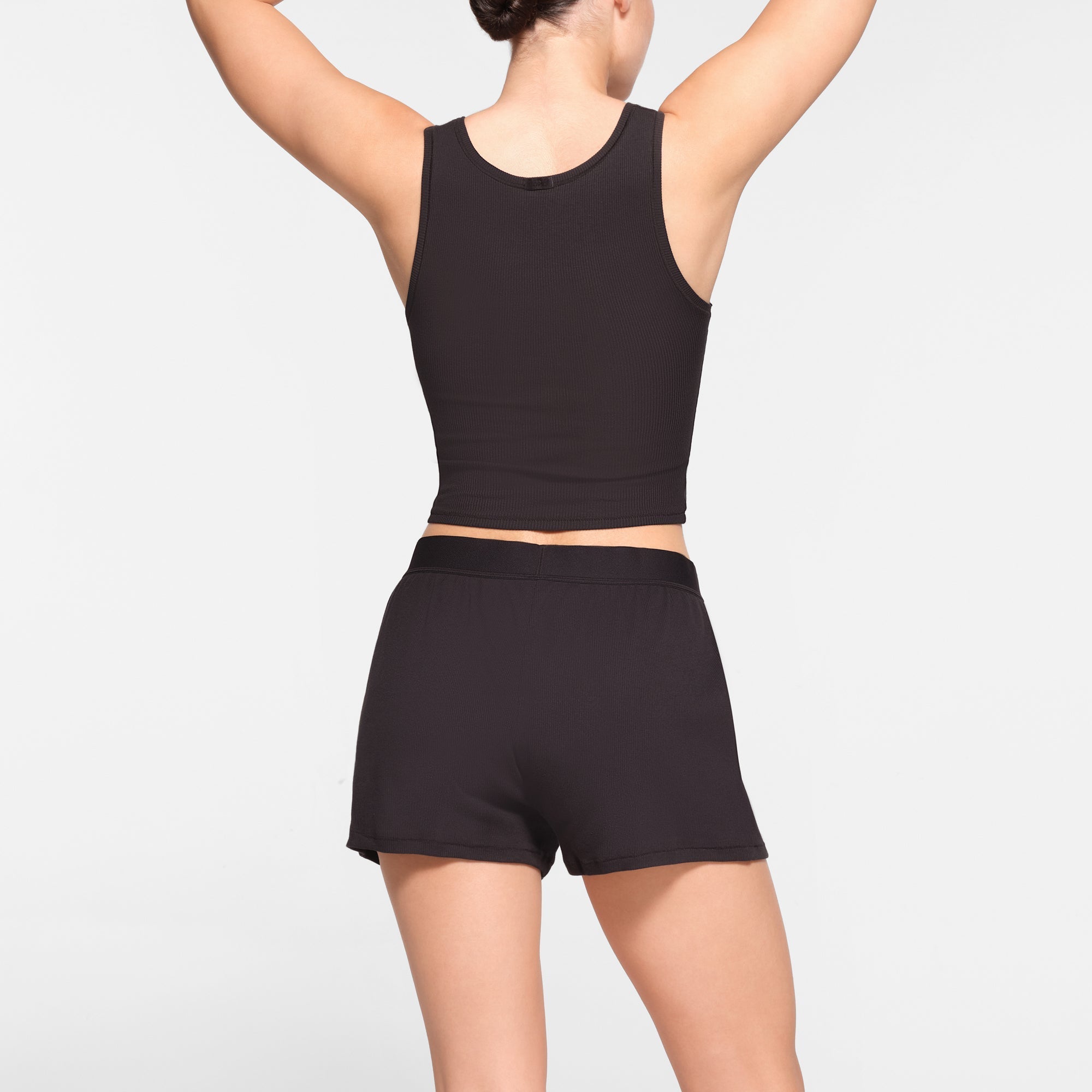 SKIMS COTTON RIB LOOSE BOXER | SOOT - Sneaker Türkiye