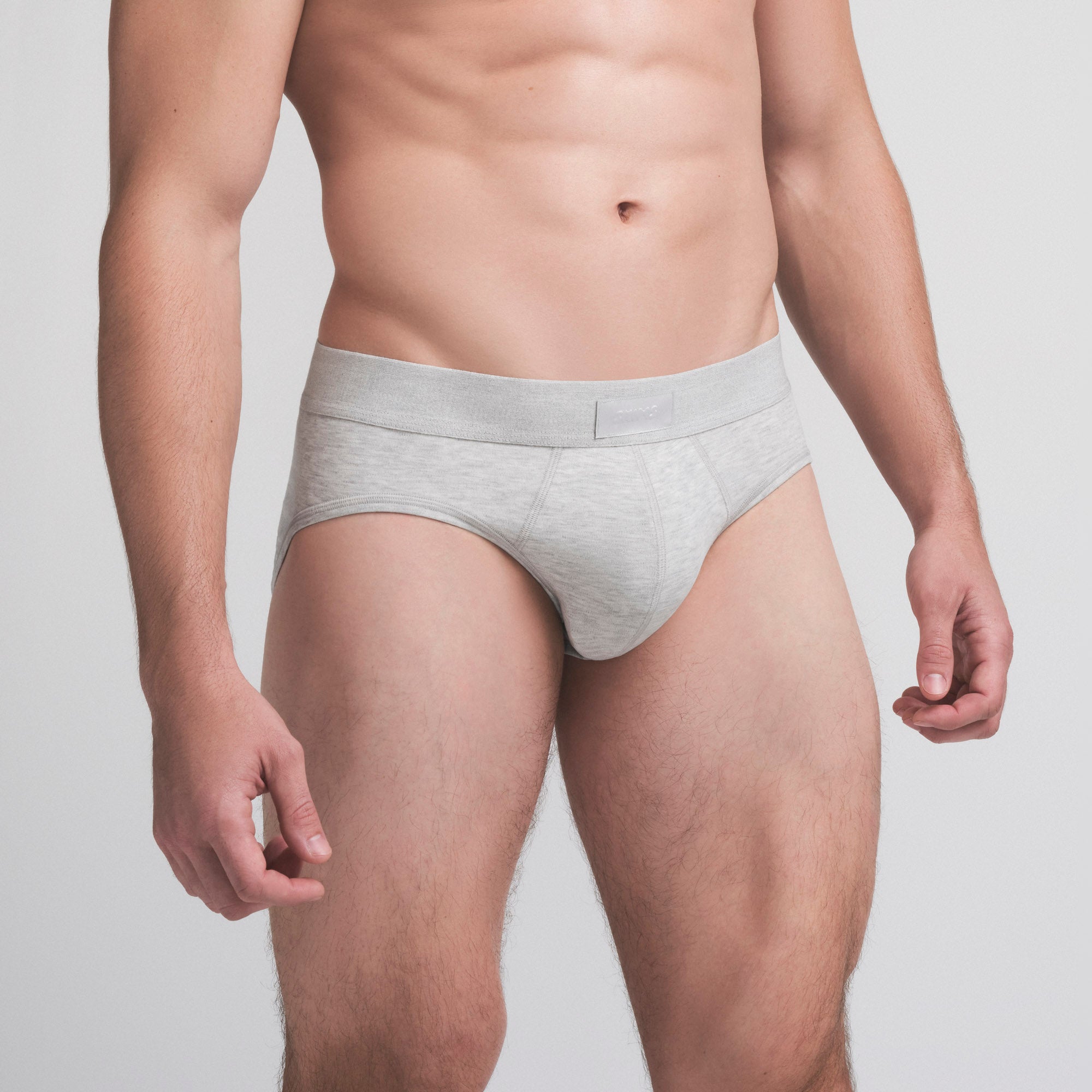 SKIMS COTTON MENS BRIEF | LIGHT HEATHER GREY - Sneaker Türkiye