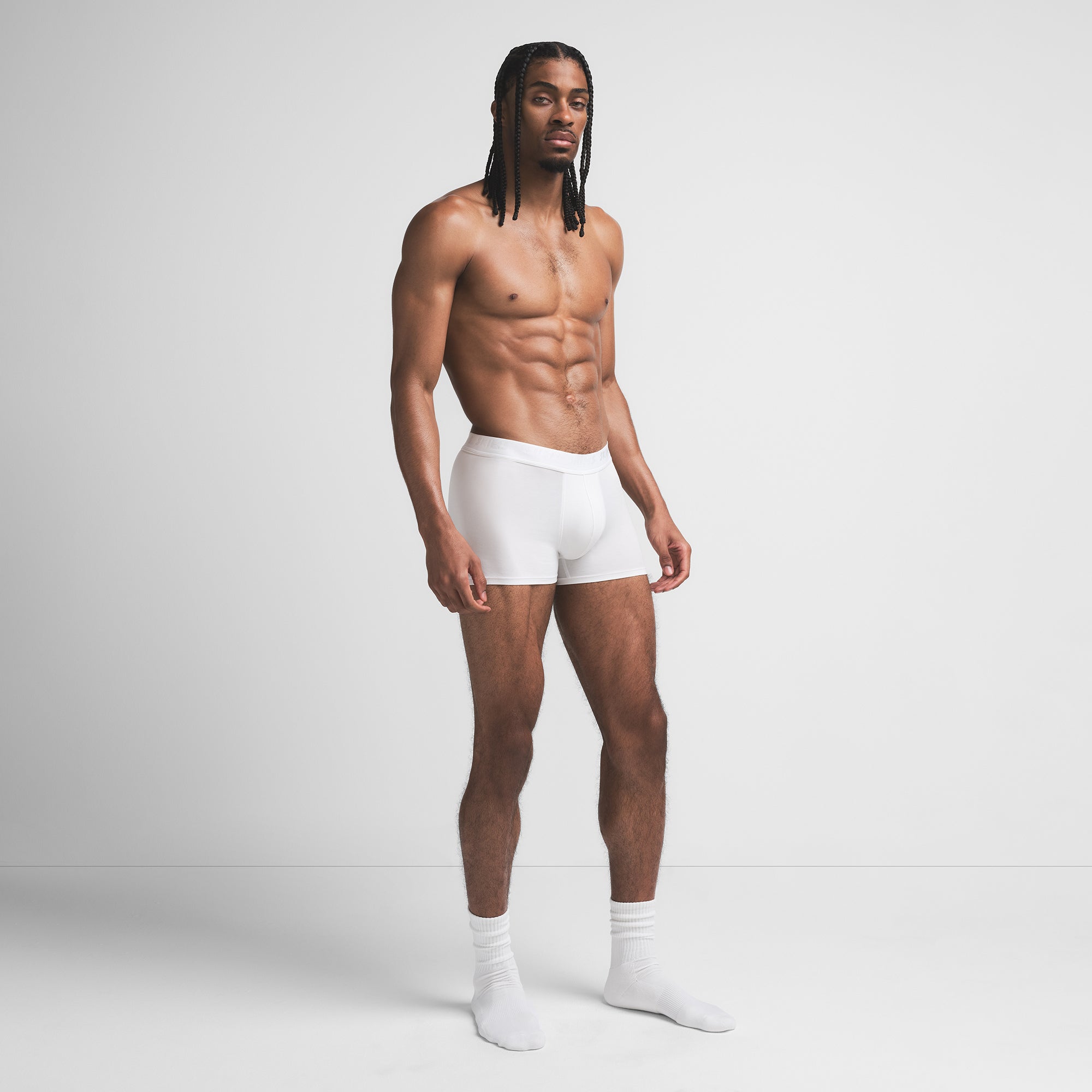SKIMS STRETCH MENS 3″ BOXER BRIEF | CHALK - Sneaker Türkiye