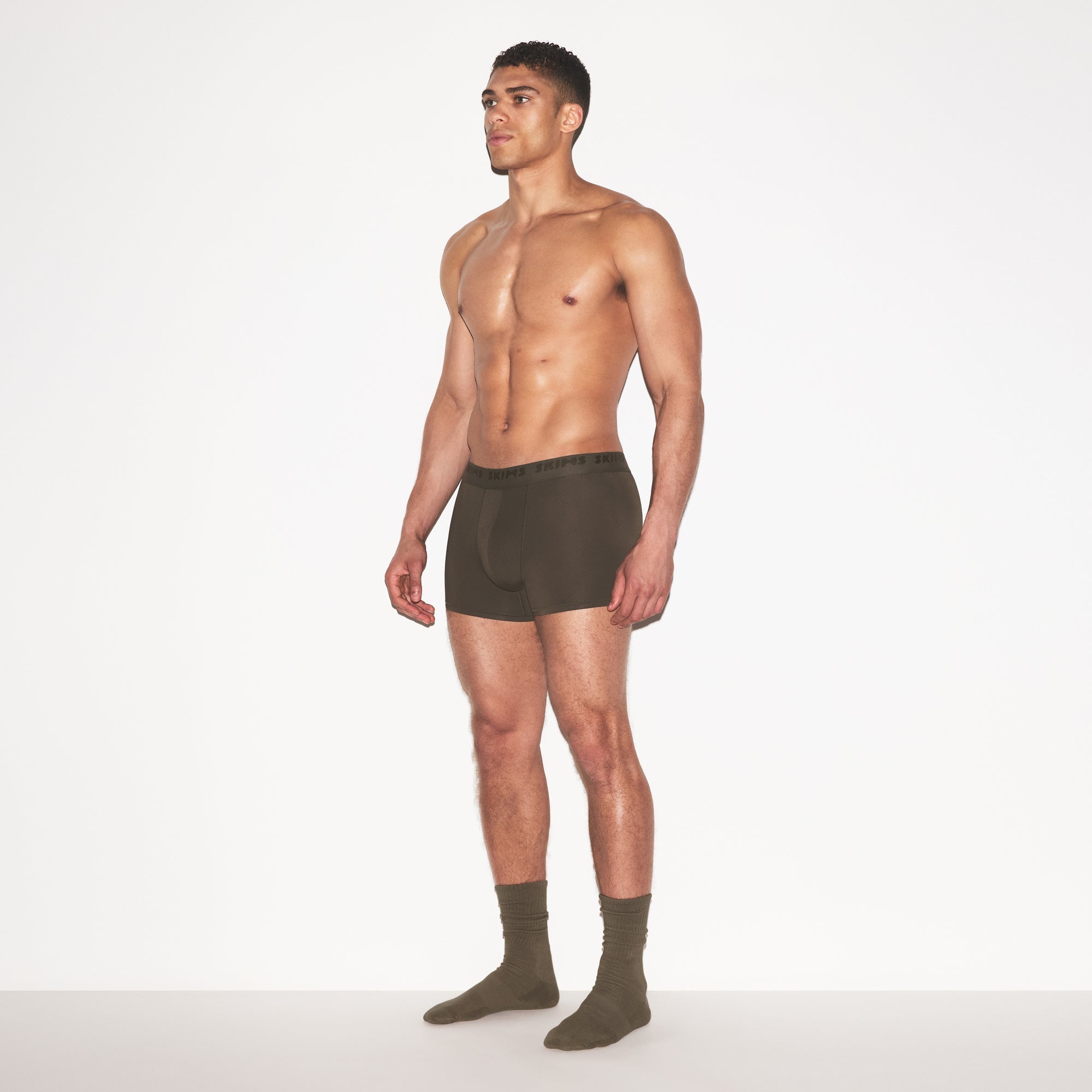 SKIMS STRETCH MENS 3″ BOXER BRIEF | LODEN - Sneaker Türkiye