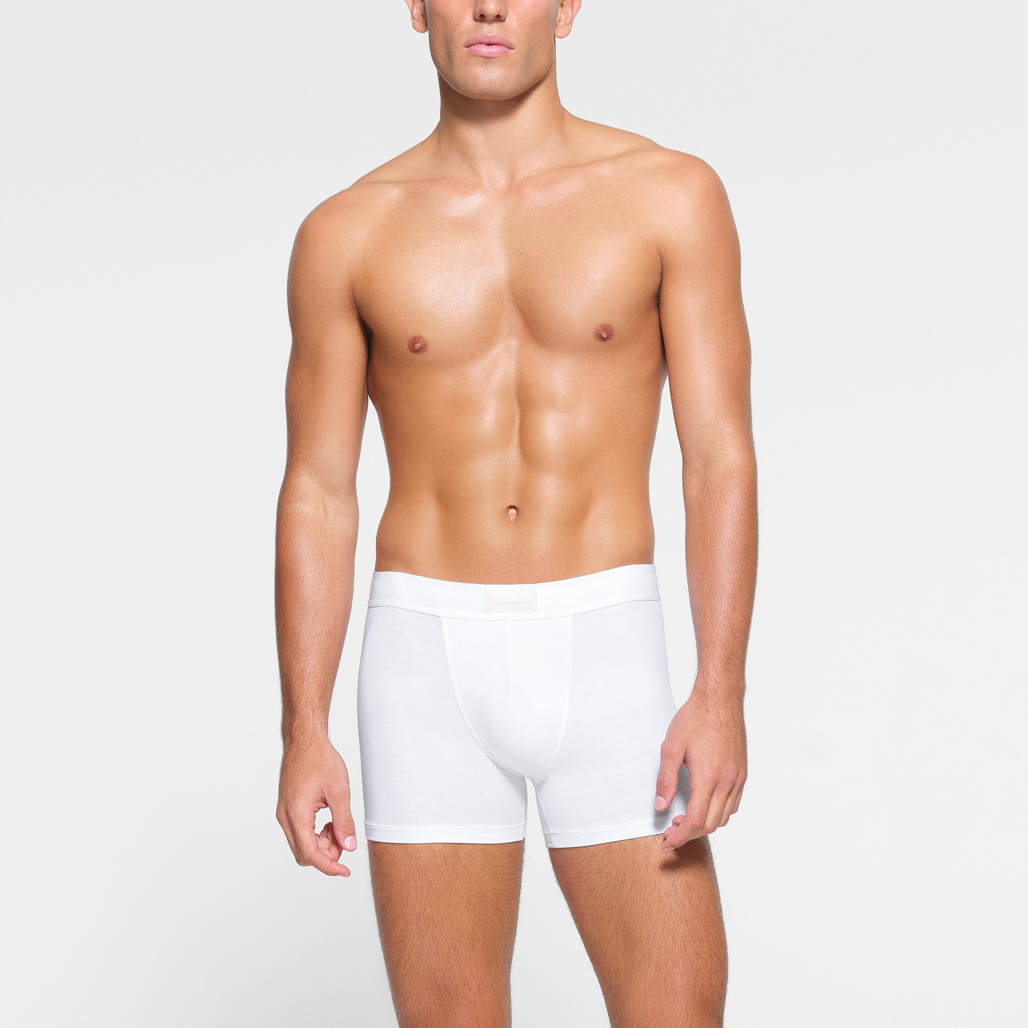 SKIMS COTTON MENS 3″ BOXER BRIEF 3-PACK | CHALK - Sneaker Türkiye