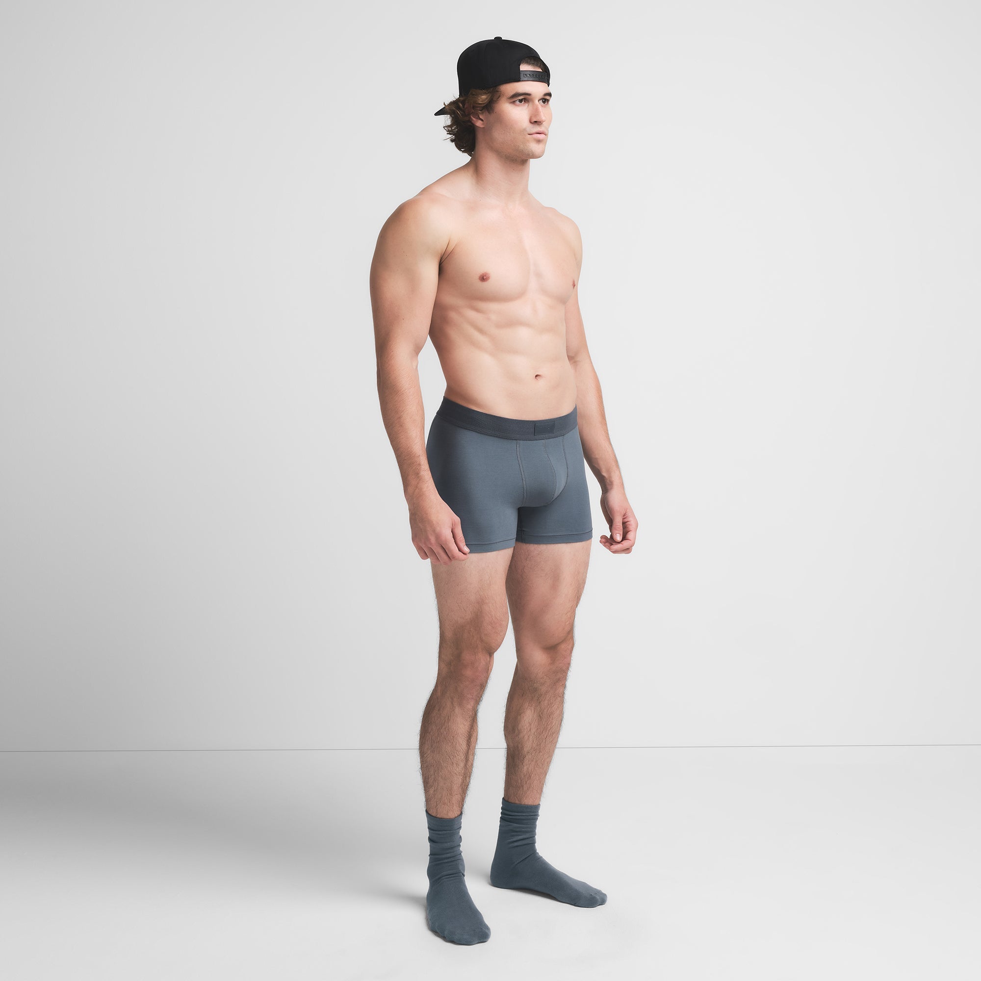 SKIMS COTTON MENS 3″ BOXER BRIEF | KYANITE - Sneaker Türkiye