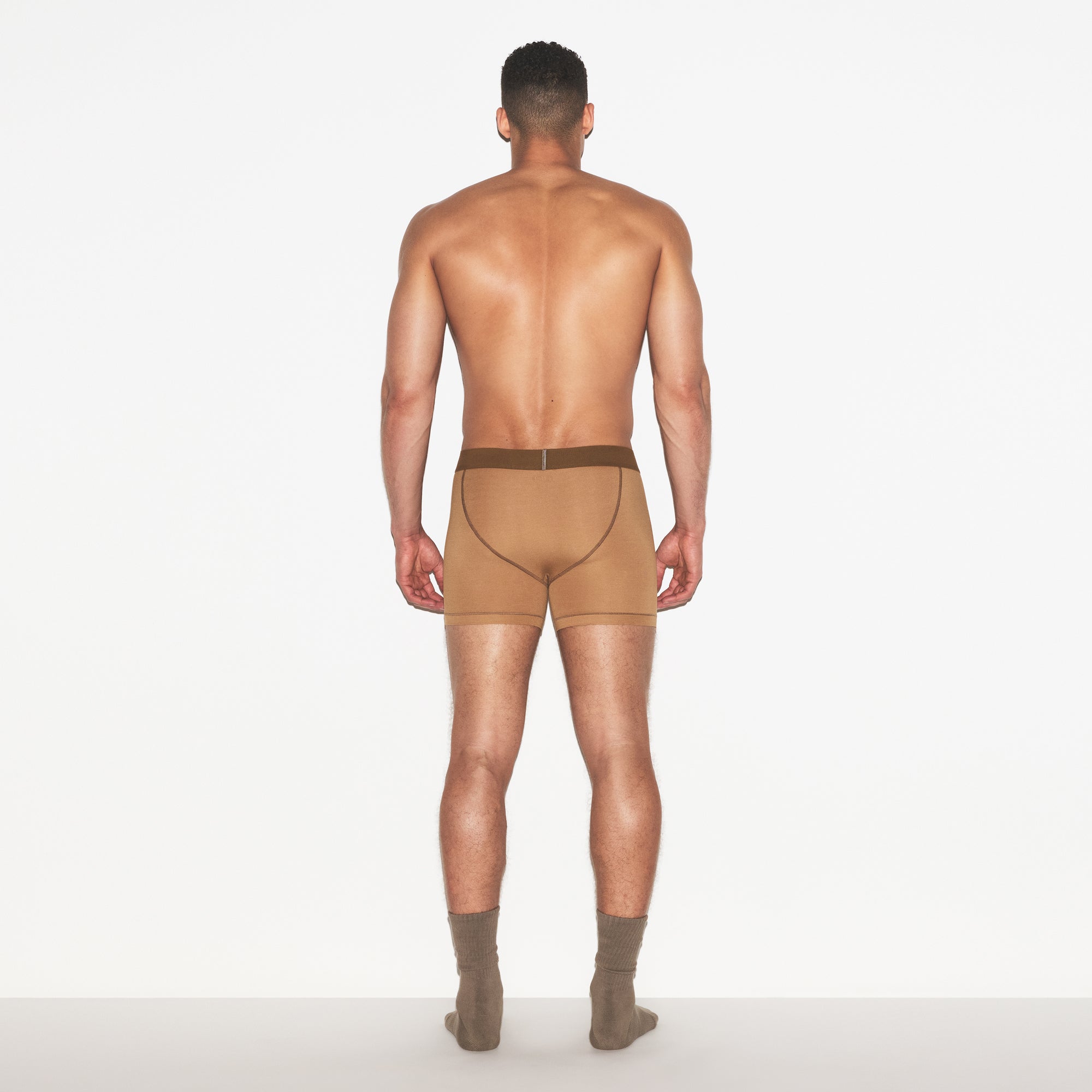 SKIMS COTTON MENS 3″ BOXER BRIEF | RUSSET - Sneaker Türkiye