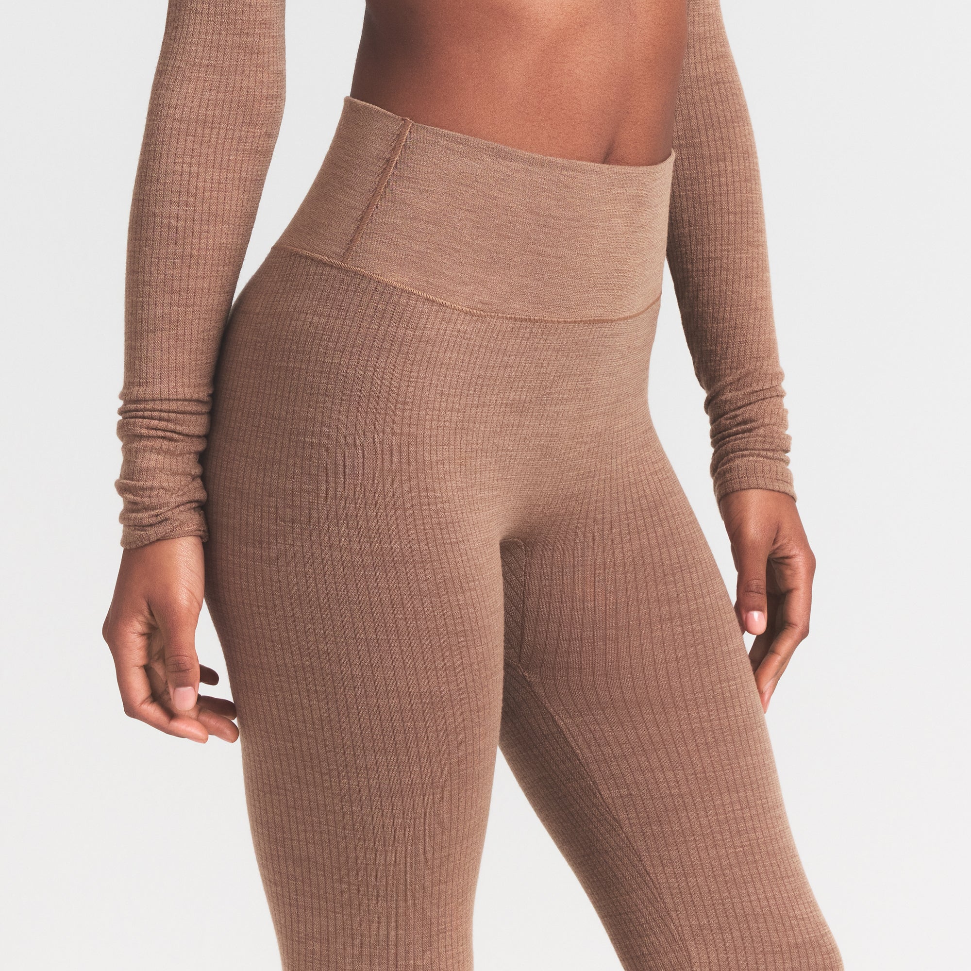SKIMS WOOL RIB HIGH-WAISTED LEGGING | SIENNA - Sneaker Türkiye