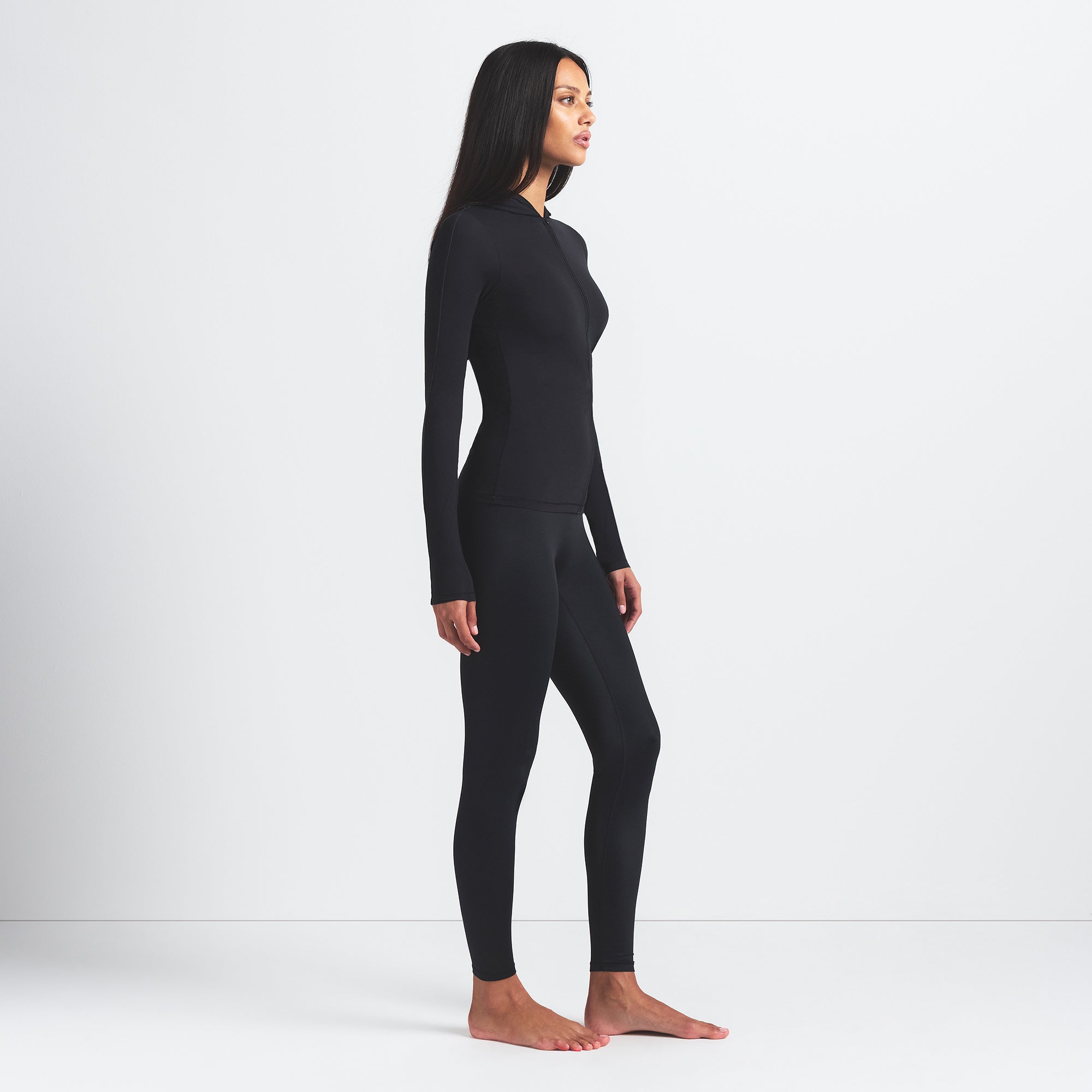 NikeSKIMS SHINE BONDED WAIST 26″ LEGGING | OBSIDIAN - Sneaker Türkiye