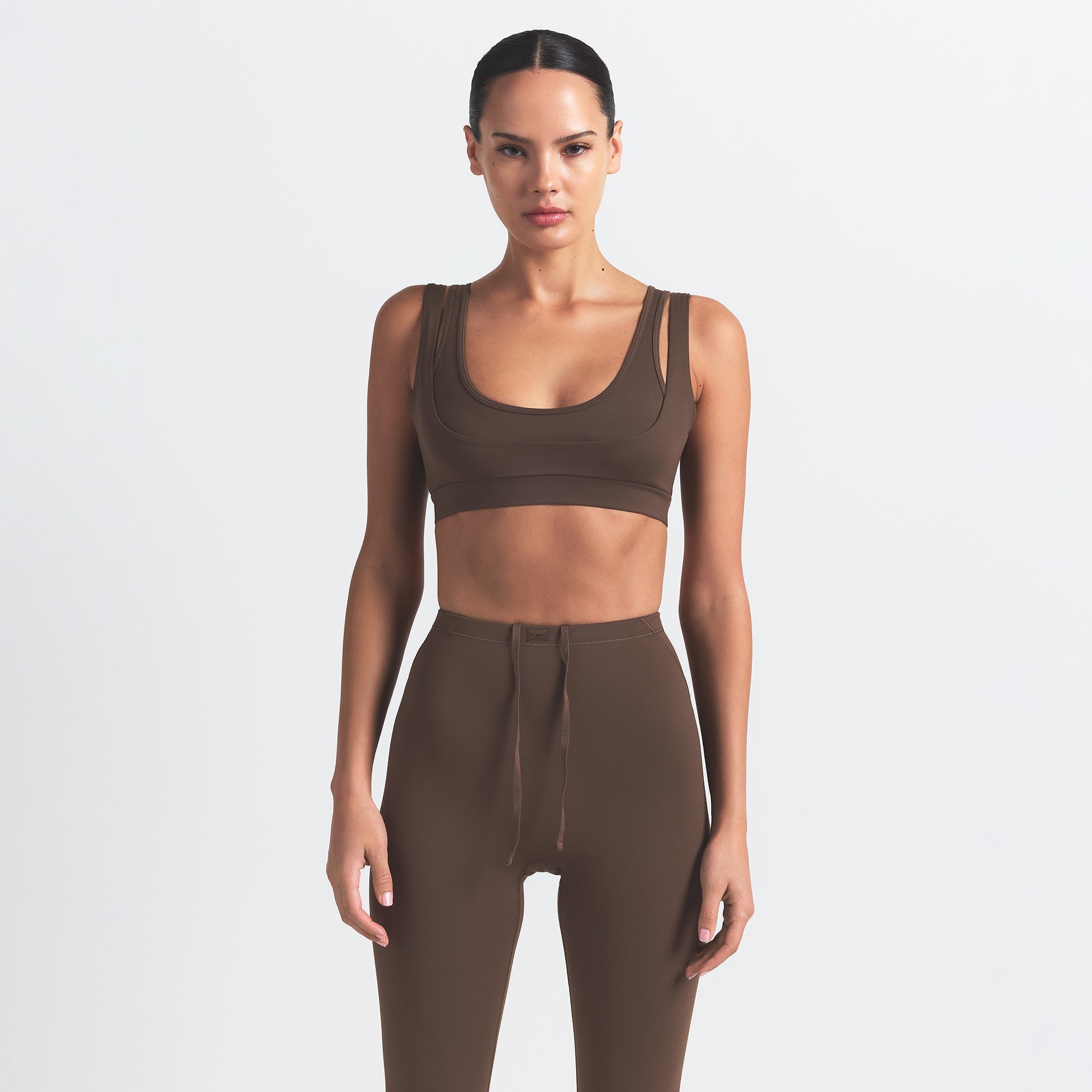 NikeSKIMS MATTE FOOTSIE GRIP LEGGING | DARK SEPIA - Sneaker Türkiye