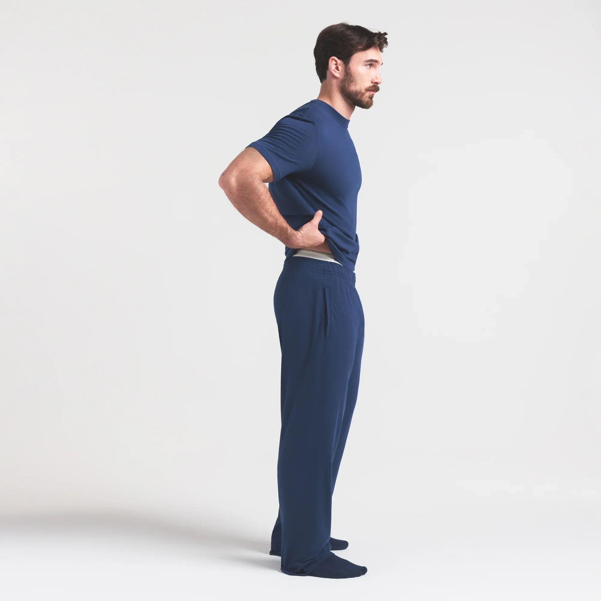 SKIMS FOR TEAM USA JERSEY SLEEP MENS OLYMPIC PANT | NAVY - Sneaker Türkiye