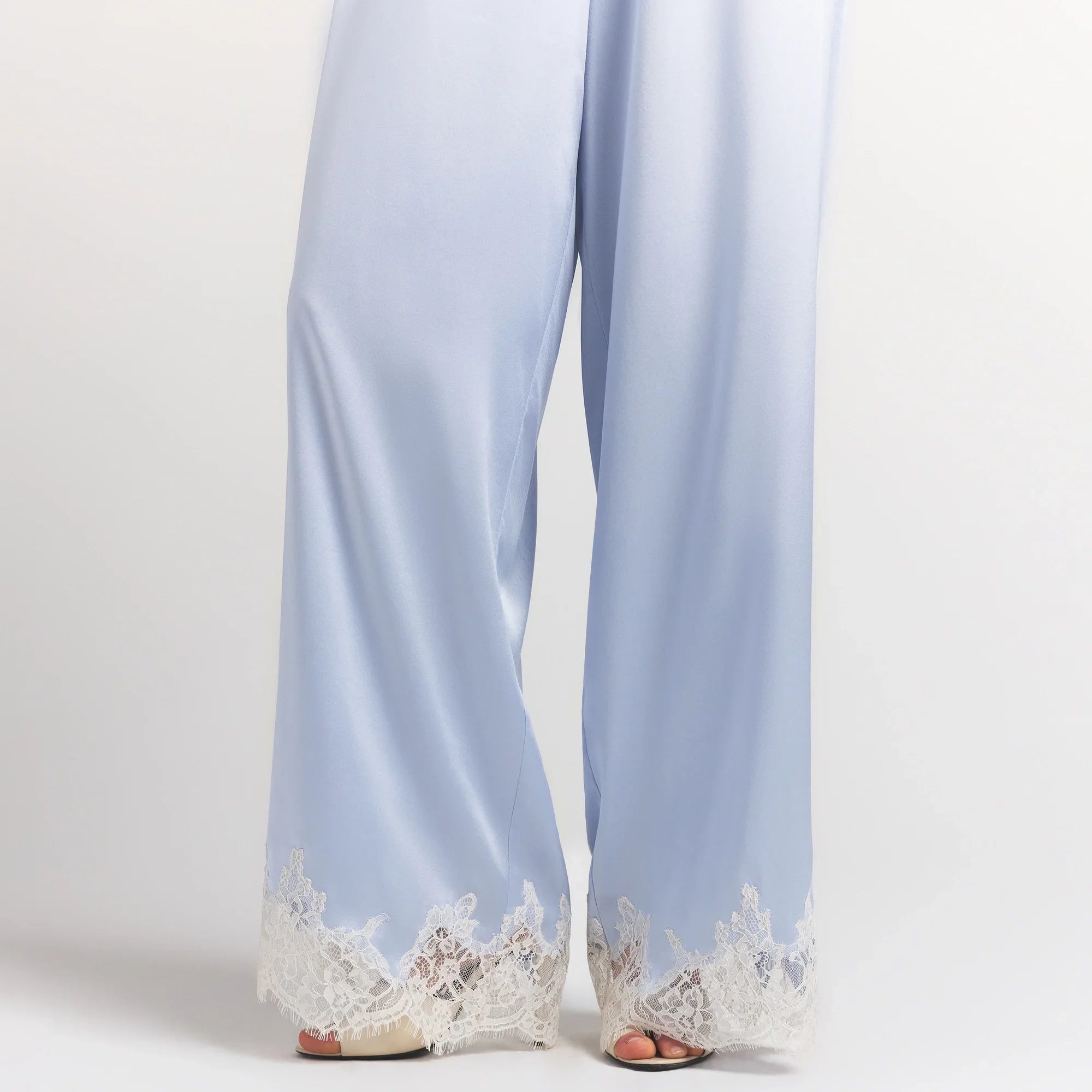 SKIMS SILK LACE STRAIGHT LEG PANT | PERIWINKLE CONTRAST - Sneaker Türkiye