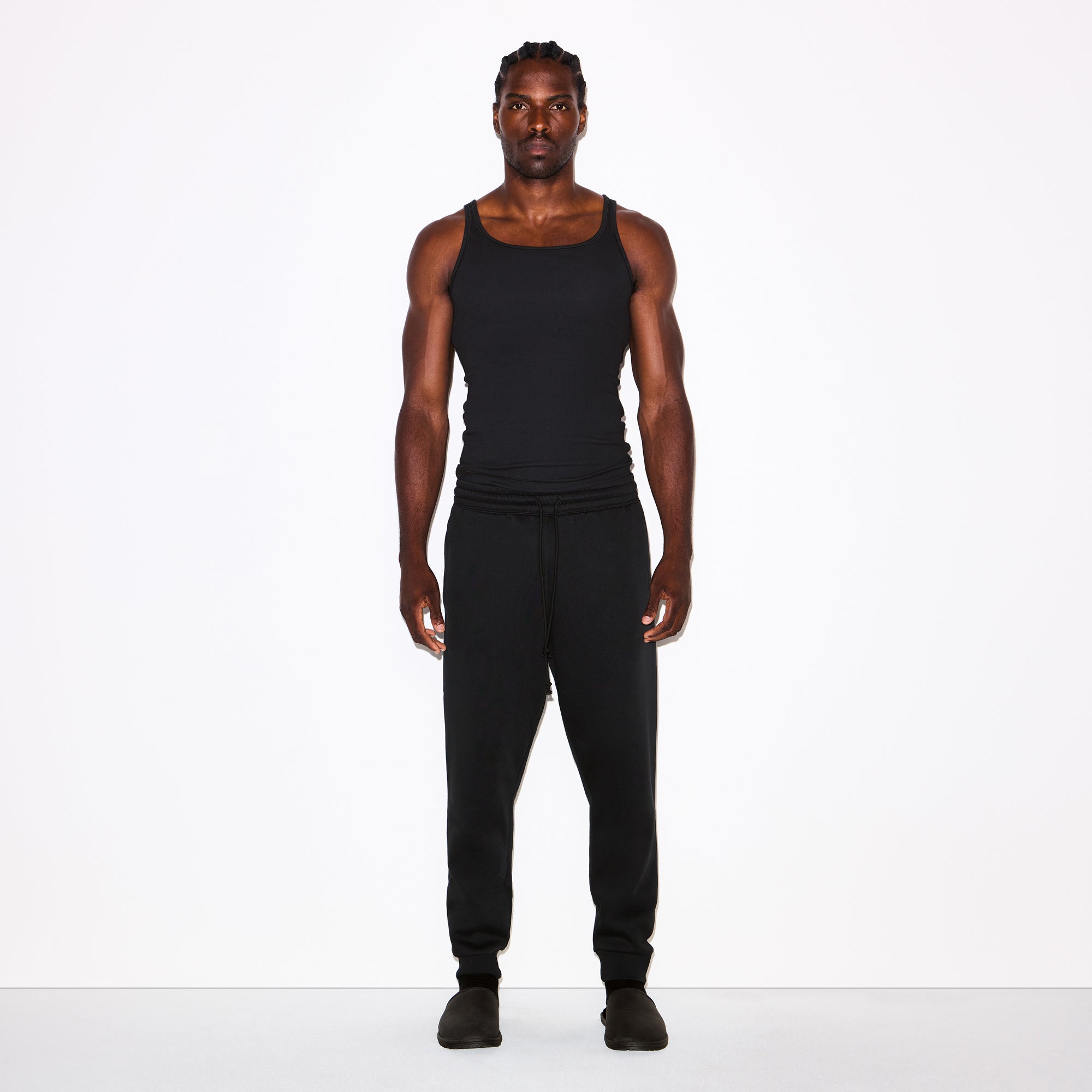 SKIMS FLEECE LOUNGE MENS TAPERED JOGGER | WASHED ONYX - Sneaker Türkiye