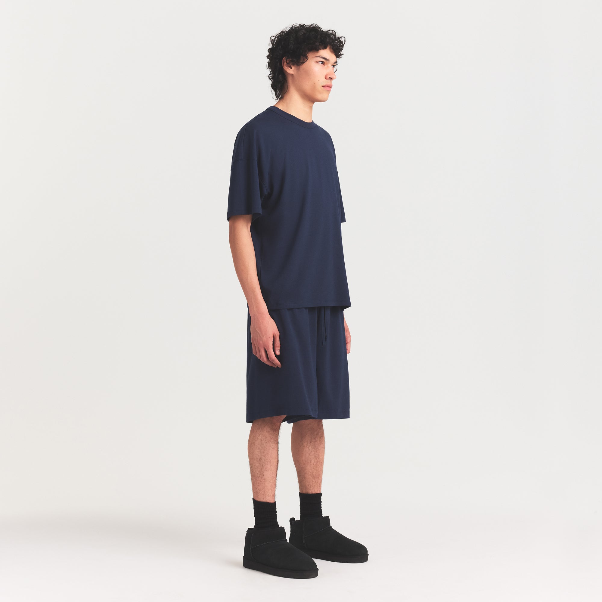 SKIMS JERSEY LOUNGE MENS RELAXED SHORT | NAVY - Sneaker Türkiye