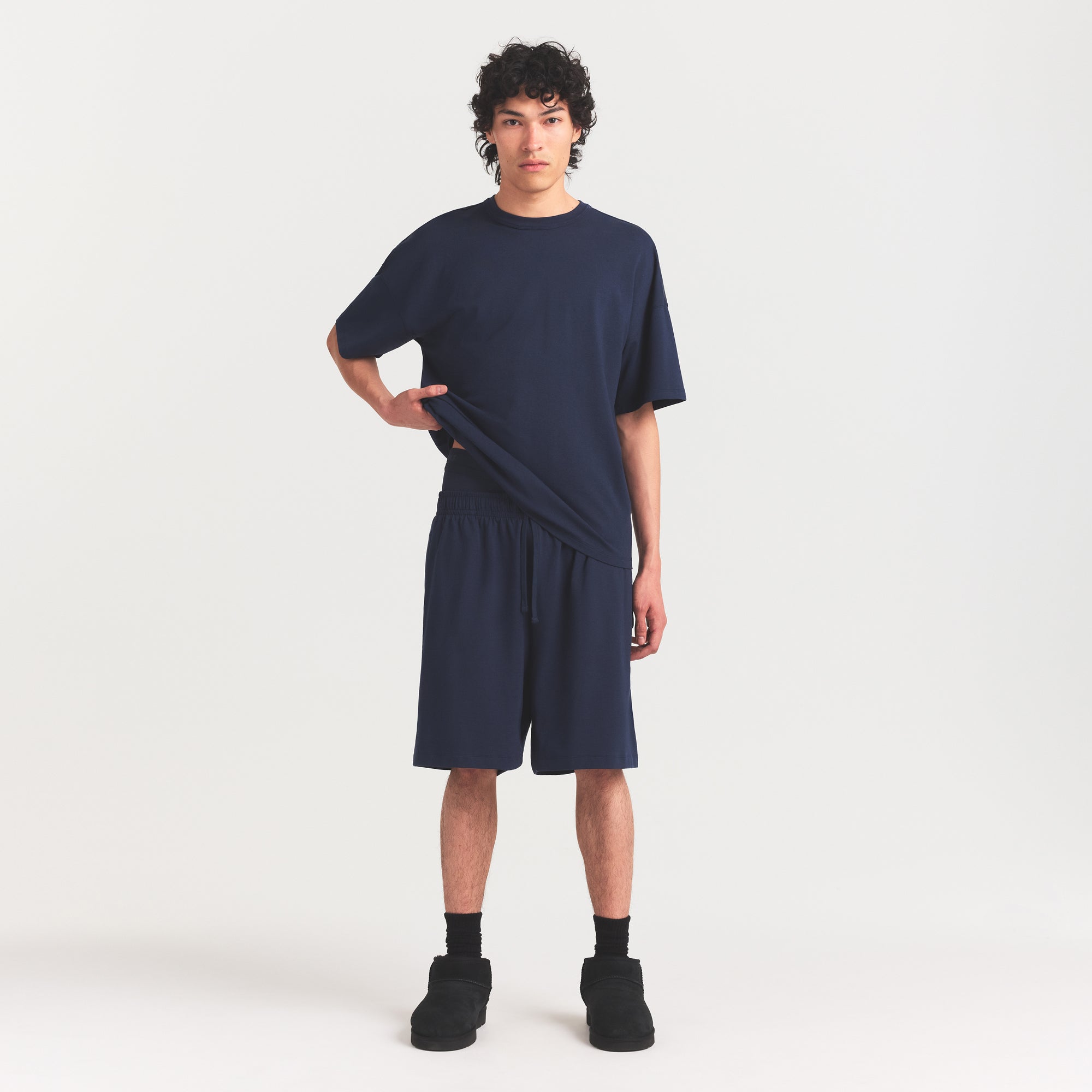 SKIMS JERSEY LOUNGE MENS RELAXED SHORT | NAVY - Sneaker Türkiye