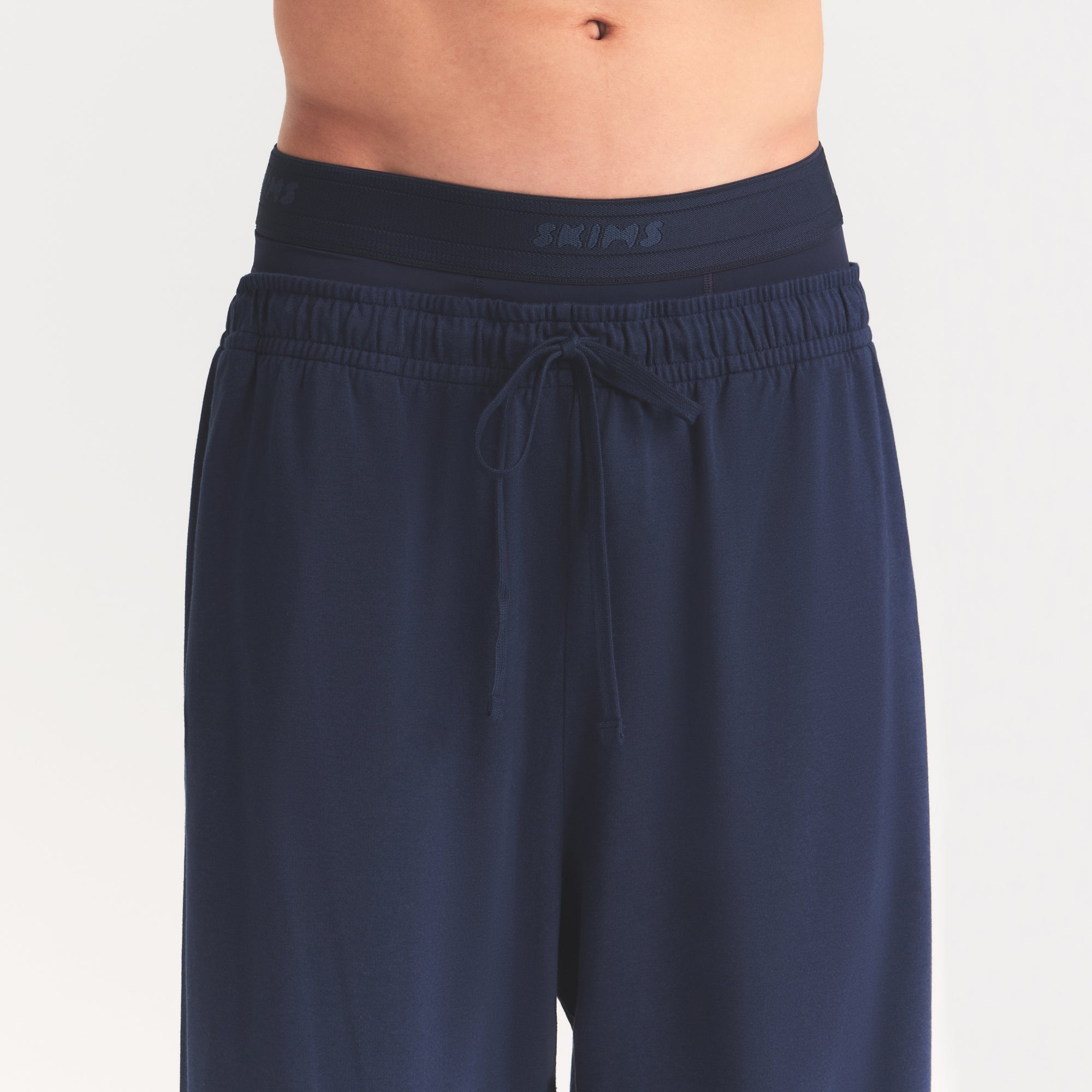 SKIMS JERSEY LOUNGE MENS RELAXED STRAIGHT LEG PANT | NAVY - Sneaker Türkiye