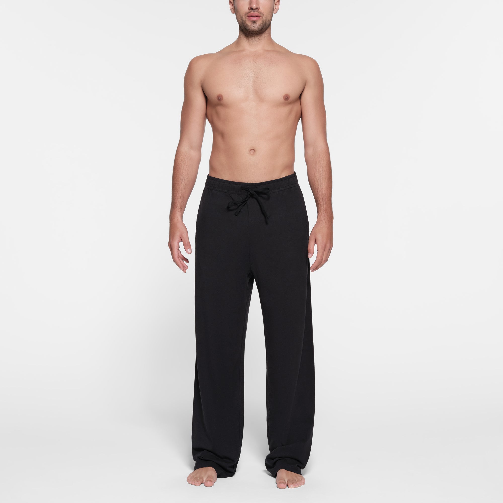 SKIMS JERSEY LOUNGE MENS RELAXED STRAIGHT LEG PANT | OBSIDIAN - Sneaker Türkiye