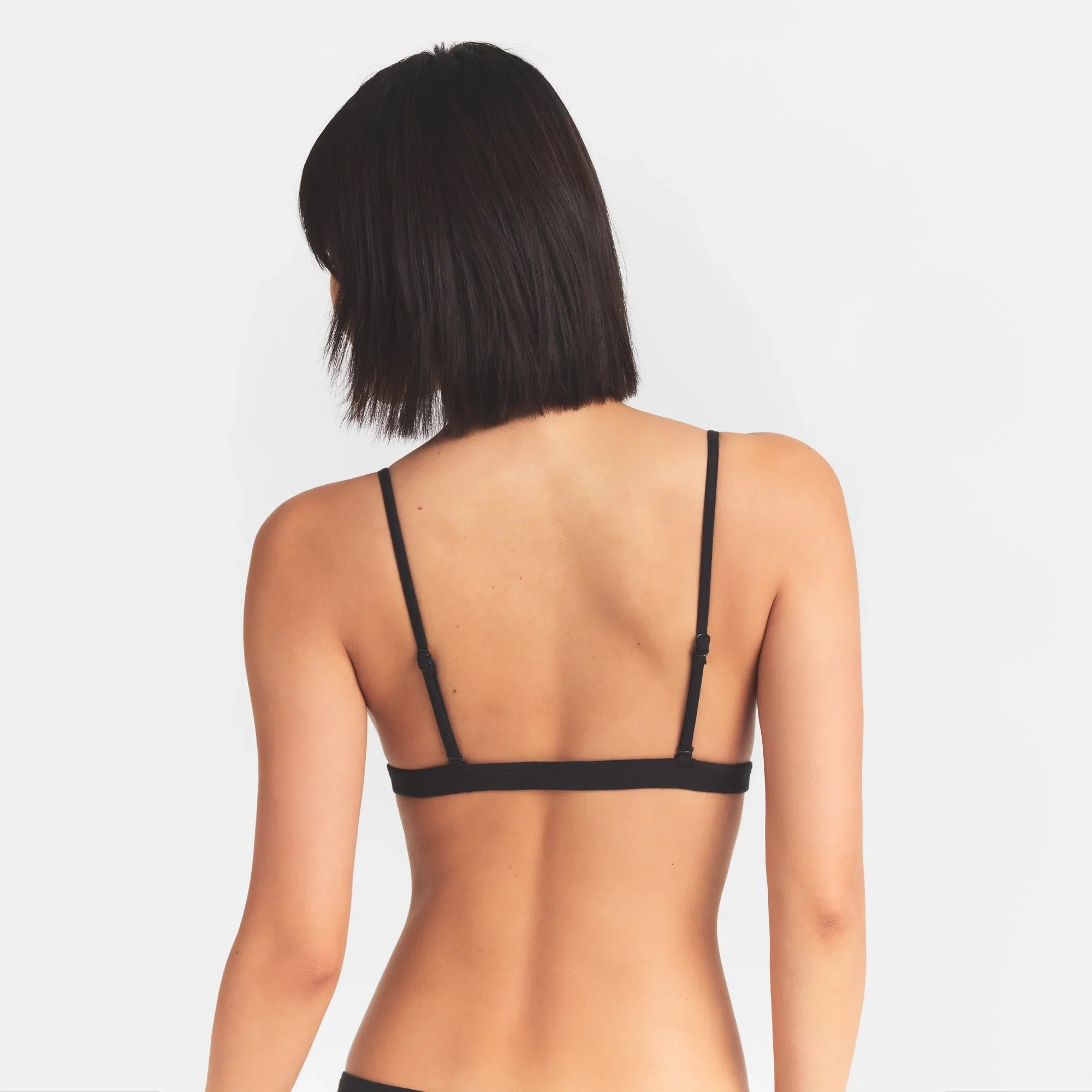 SKIMS EVERYDAY COTTON TRIANGLE BRALETTE | ONYX - Sneaker Türkiye