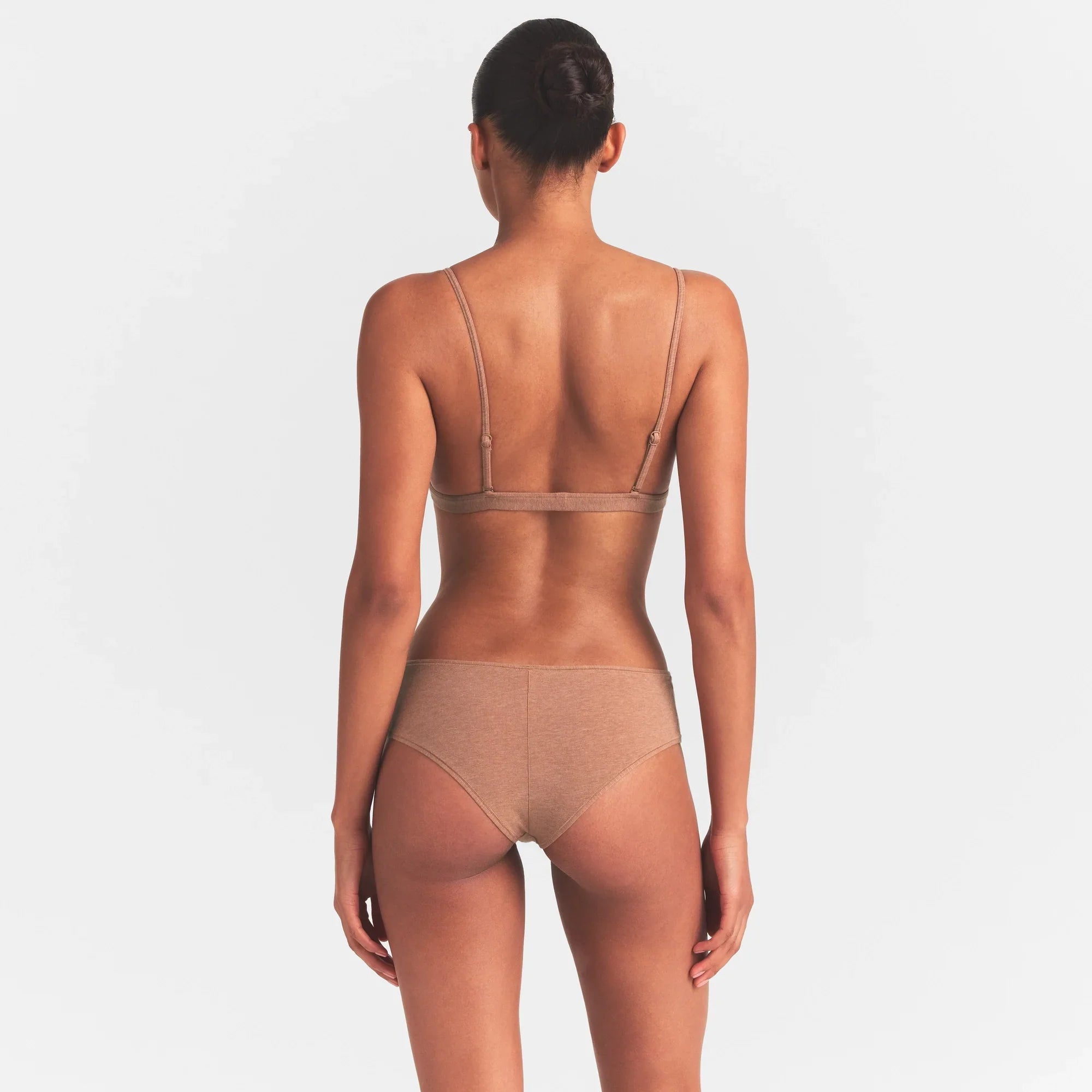 SKIMS EVERYDAY COTTON TRIANGLE BRALETTE | SIENNA HEATHER - Sneaker Türkiye