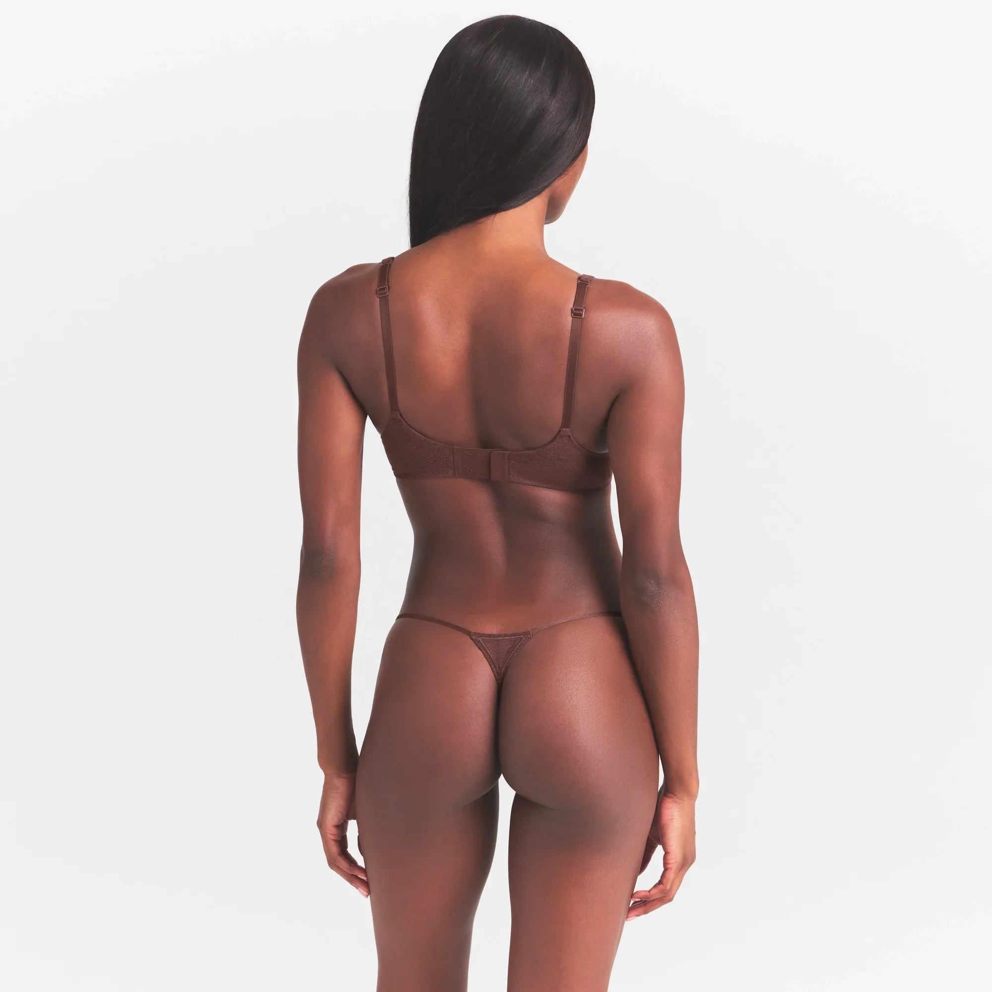SKIMS EVERYDAY COTTON ULTIMATE TEARDROP PUSH-UP BRA | COCOA HEATHER - Sneaker Türkiye