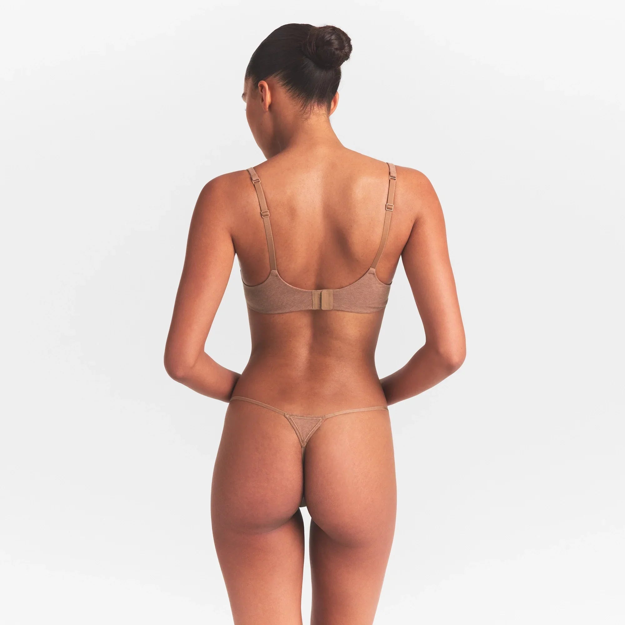 SKIMS EVERYDAY COTTON ULTIMATE TEARDROP PUSH-UP BRA | SIENNA HEATHER - Sneaker Türkiye