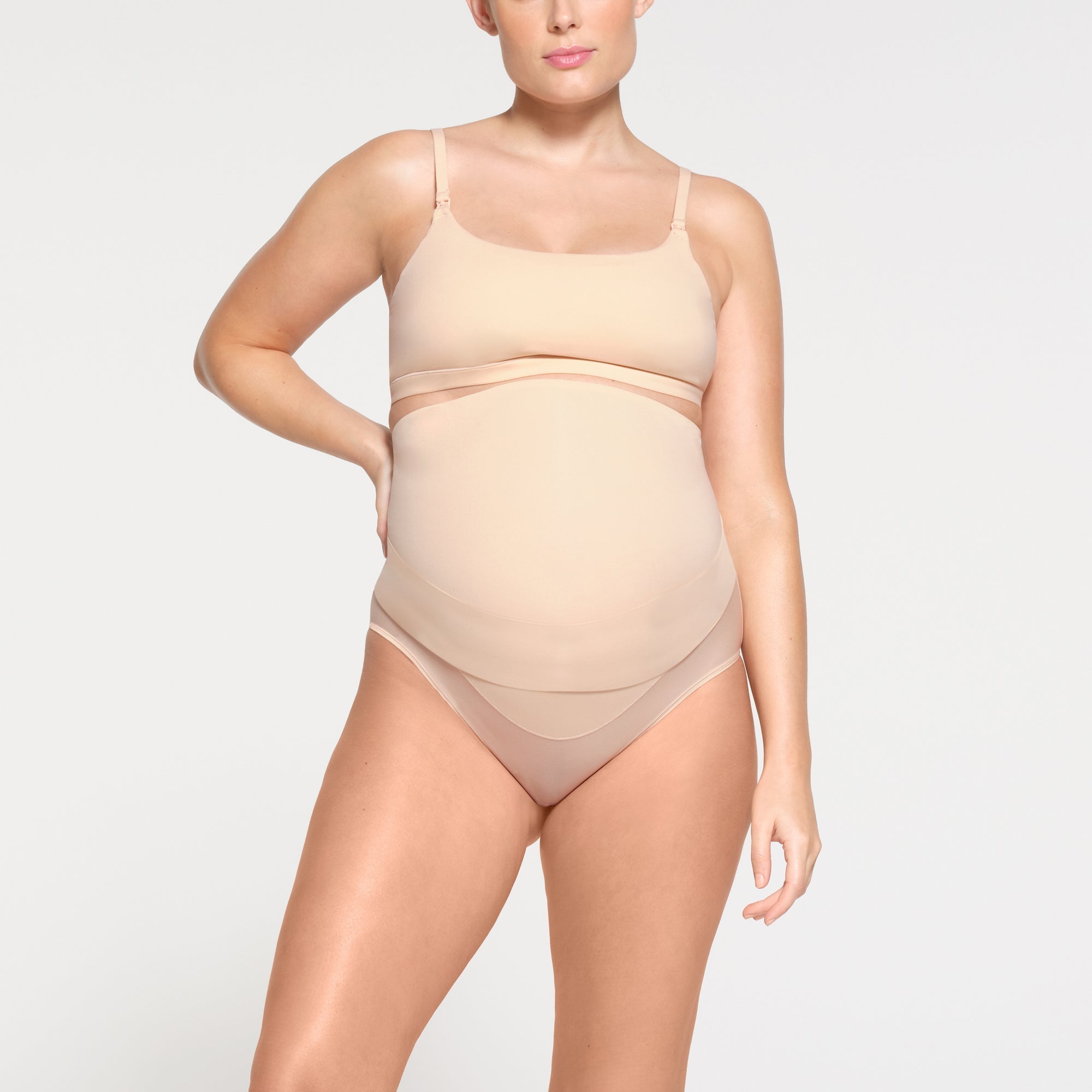 SKIMS FITS EVERYBODY MATERNITY PUMPING SCOOP BRALETTE | SAND - Sneaker Türkiye