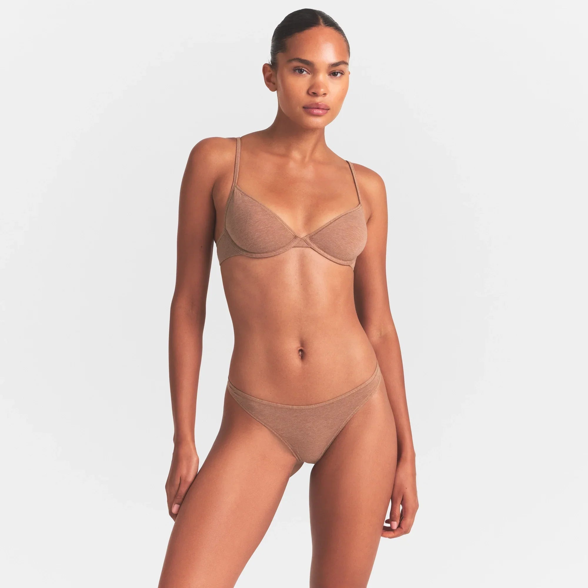 SKIMS EVERYDAY COTTON UNLINED DEMI BRA | SIENNA HEATHER - Sneaker Türkiye