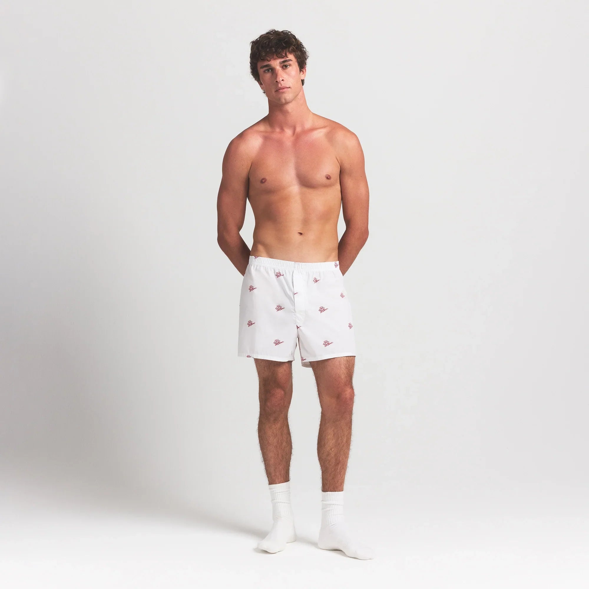 SKIMS COTTON POPLIN MENS BOXER | CHALK BE MINE - Sneaker Türkiye