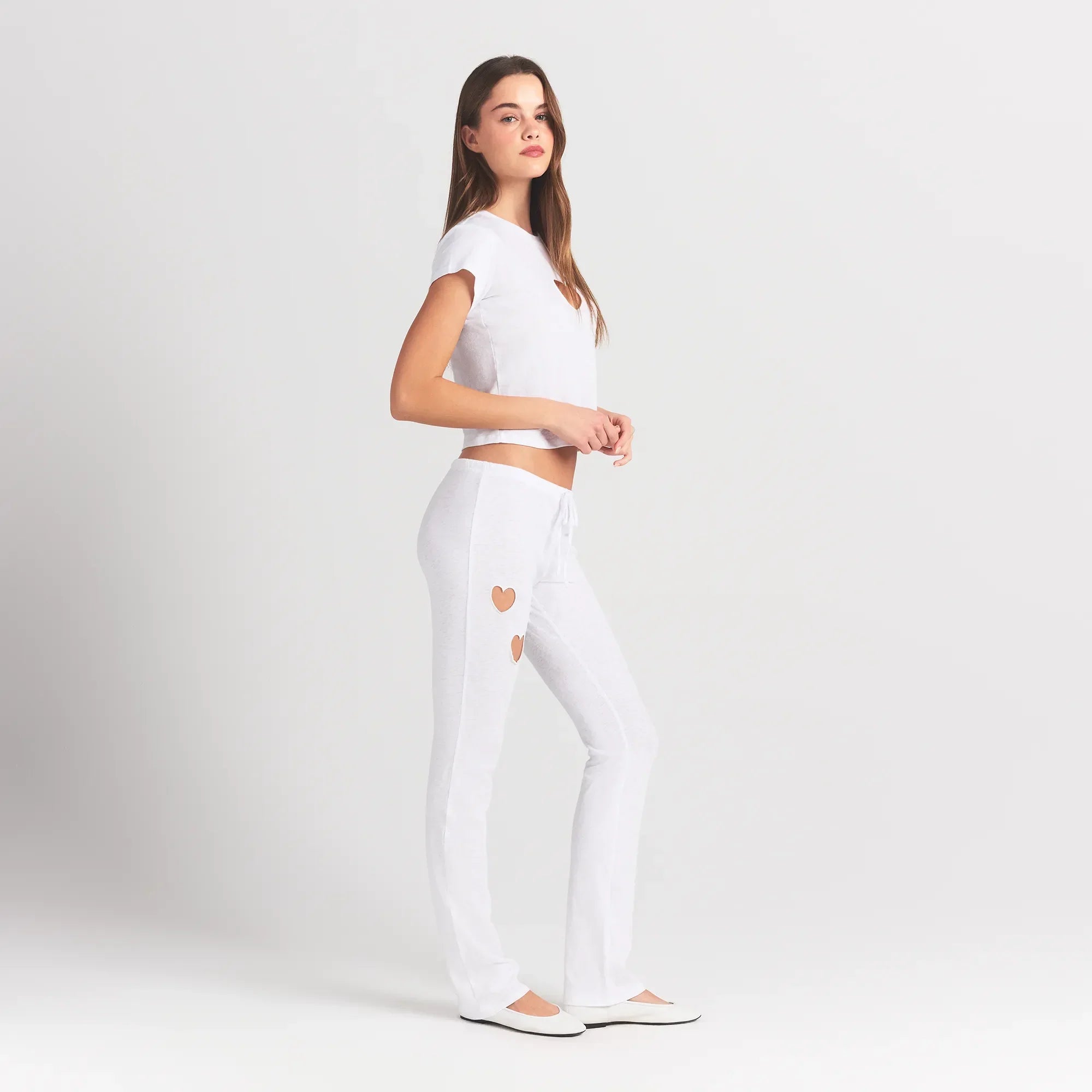 SKIMS WORN IN JERSEY HEART STRAIGHT LEG PANT | SNOW - Sneaker Türkiye