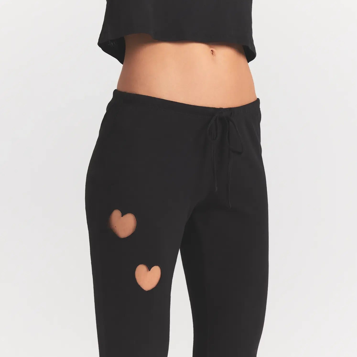 SKIMS WORN IN JERSEY HEART STRAIGHT LEG PANT | WASHED ONYX - Sneaker Türkiye