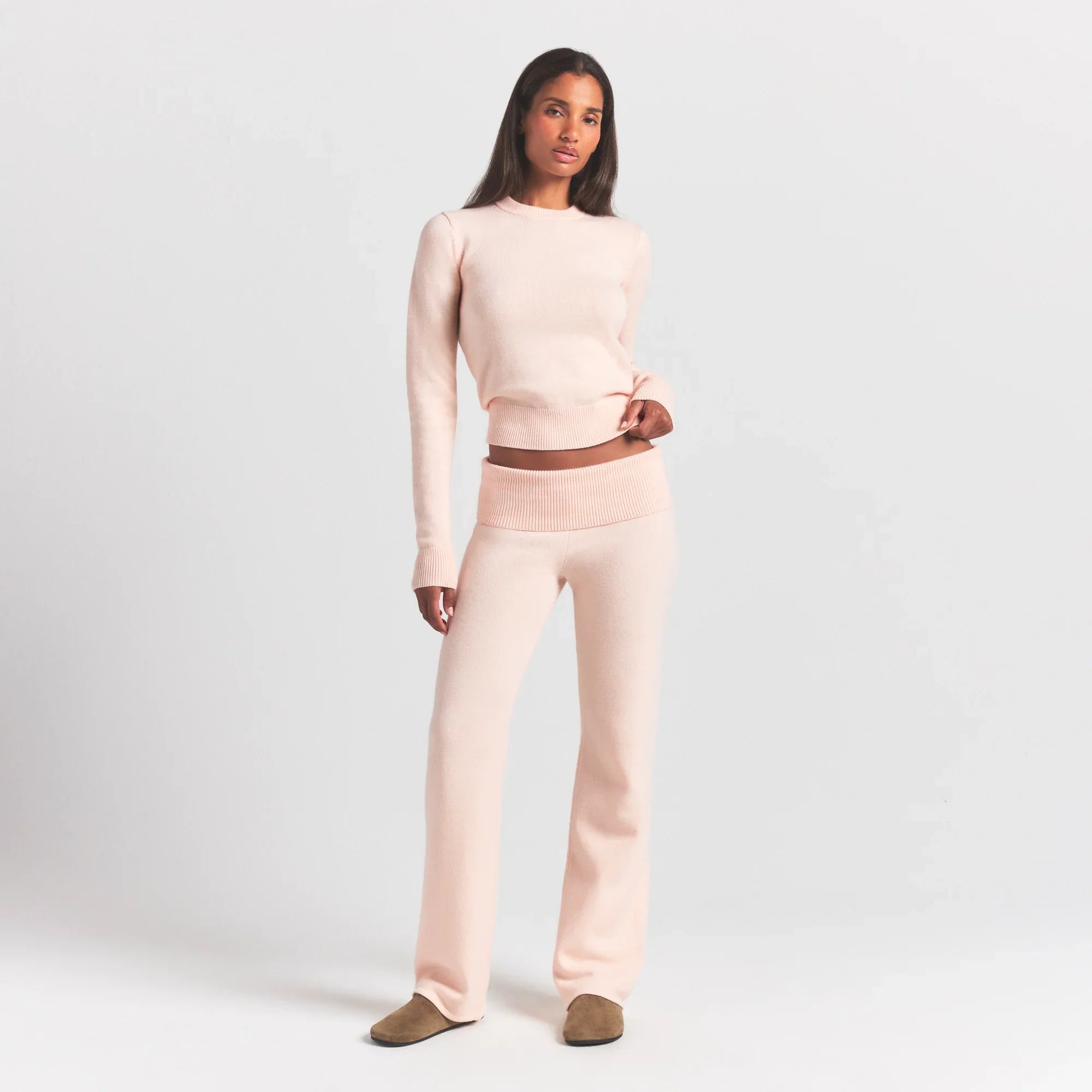 SKIMS SWEATER KNITS FOLDOVER PANT | PRIMROSE - Sneaker Türkiye