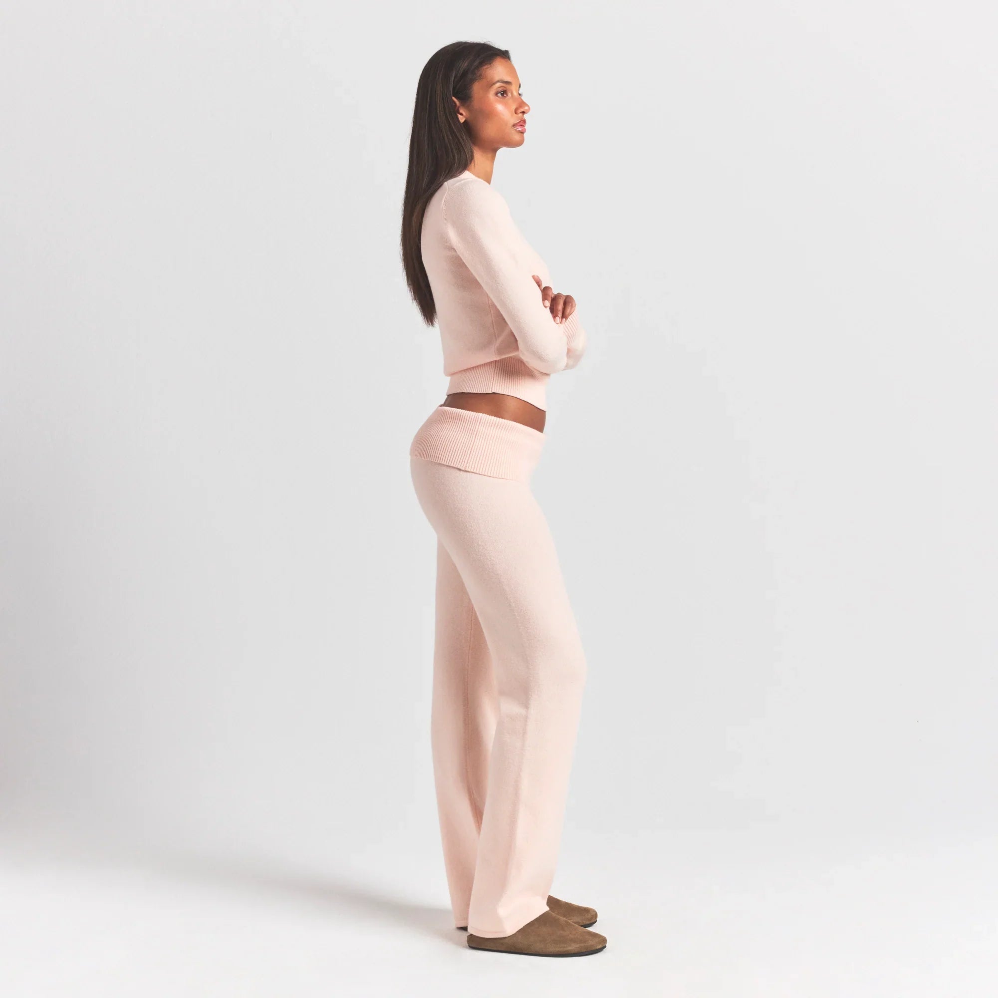 SKIMS SWEATER KNITS FOLDOVER PANT | PRIMROSE - Sneaker Türkiye