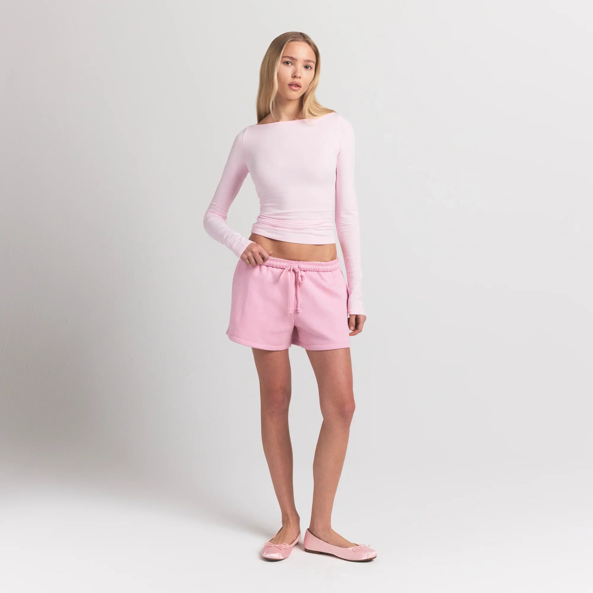SKIMS COTTON FLEECE CLASSIC SHORT | HALITE - Sneaker Türkiye