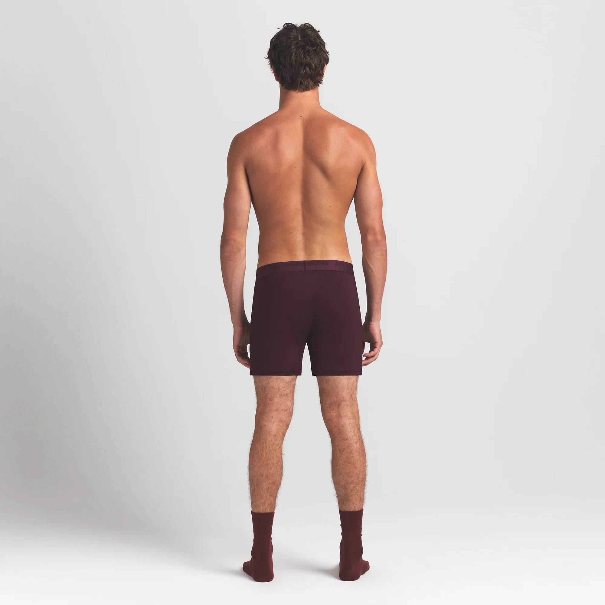 SKIMS STRETCH MENS KNIT BOXER | CURRANT - Sneaker Türkiye