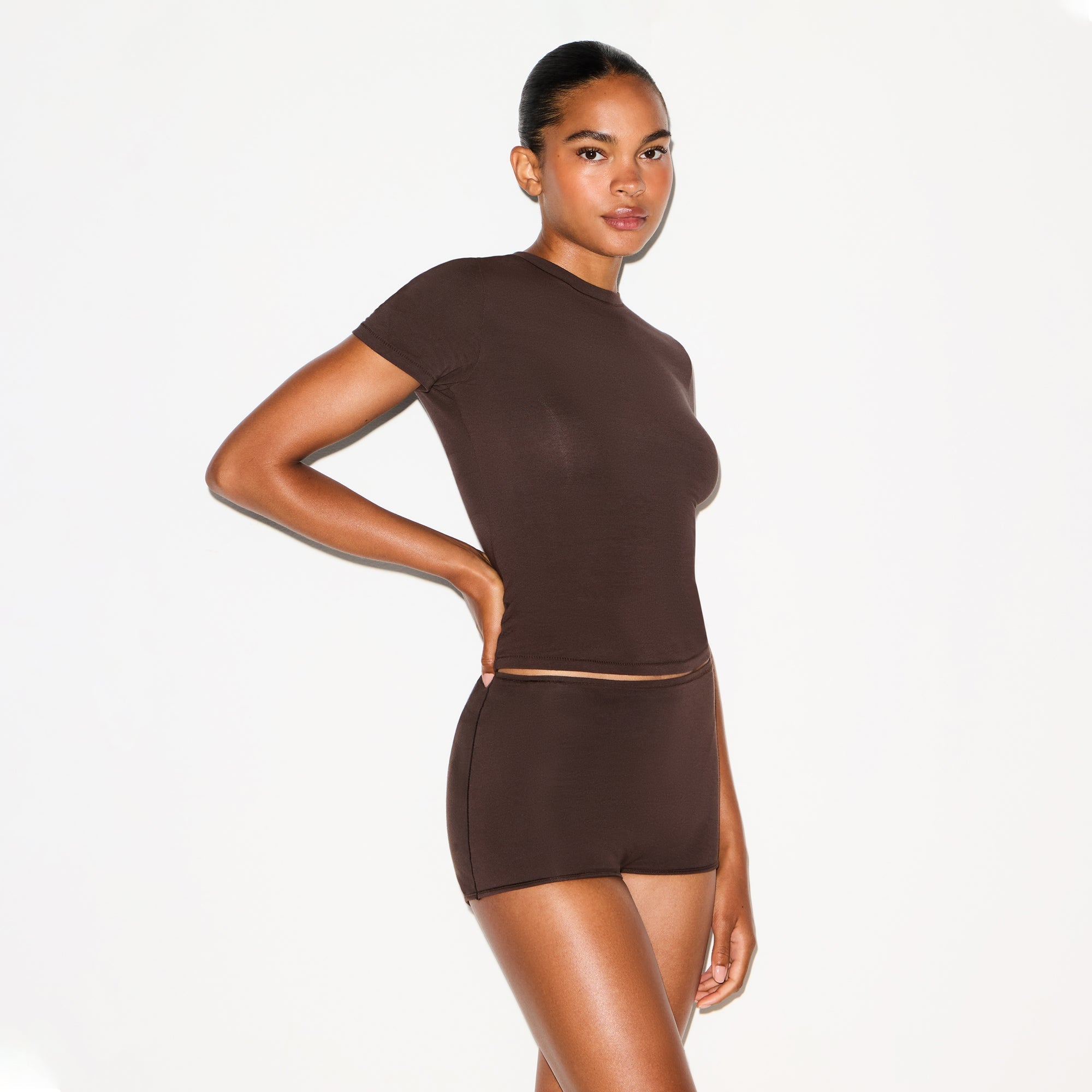 SKIMS PERIOD PANTIES BOY SHORT | ESPRESSO - Sneaker Türkiye