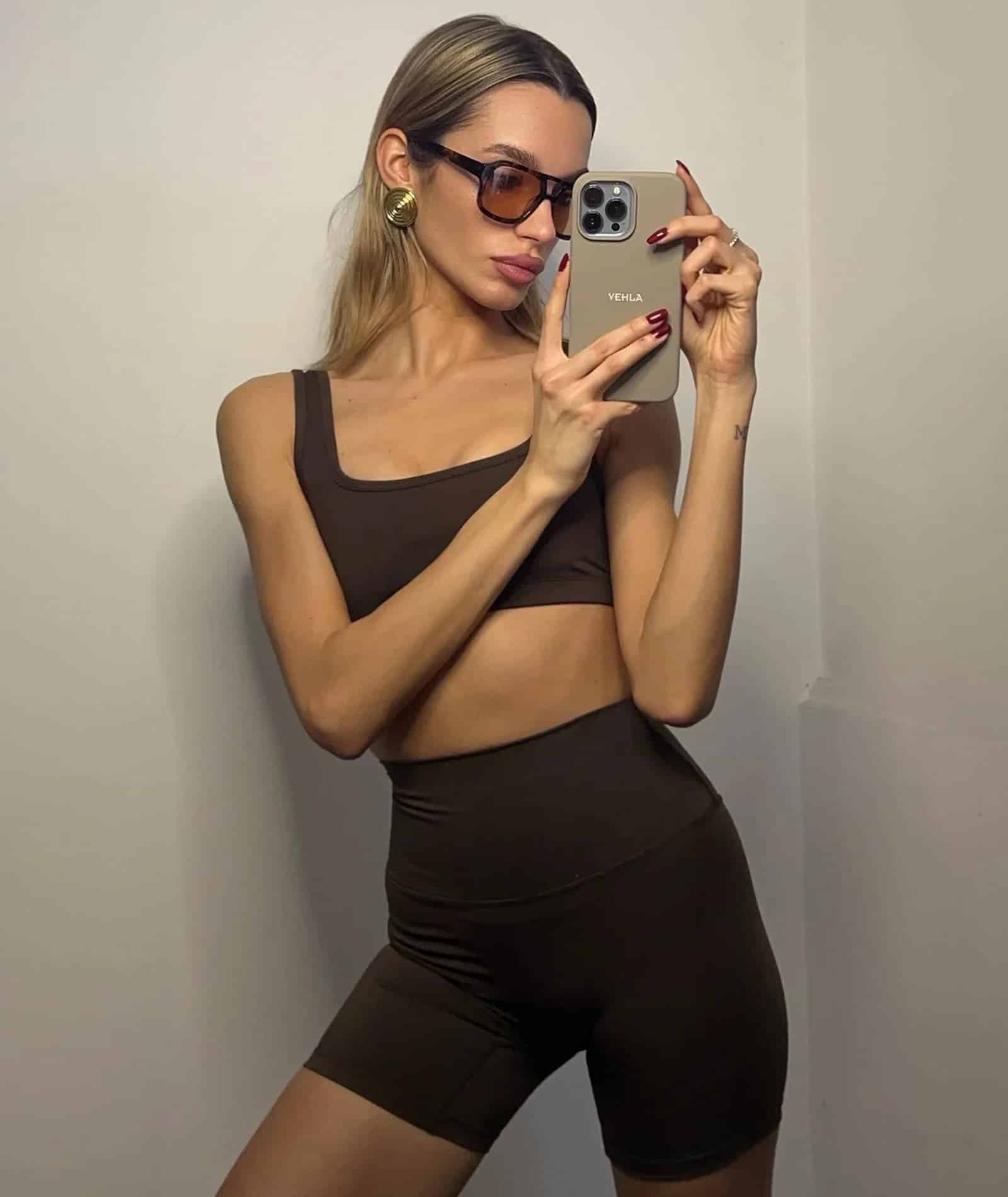 VEHLA BIKE SHORTS – CHOC – Şort - Sneaker Türkiye