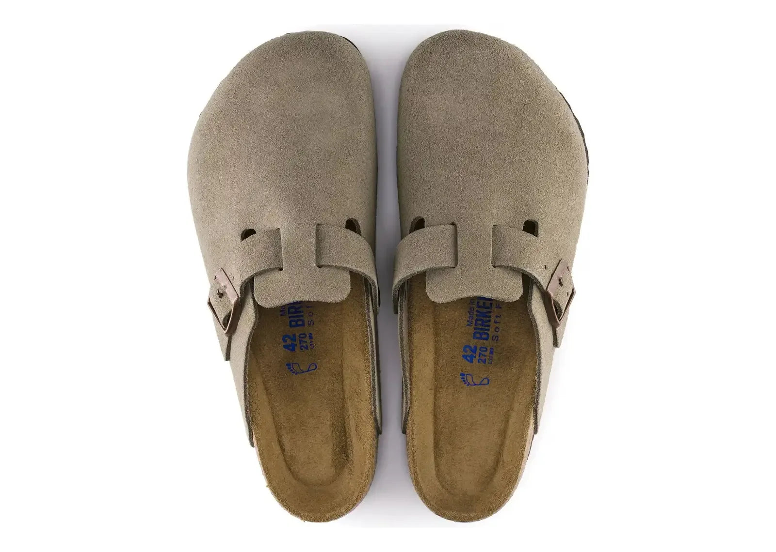 Birkenstock Boston Soft Footbed Suede Taupe - Sneaker Türkiye