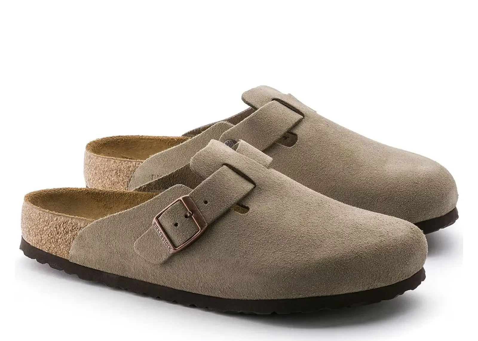 Birkenstock Boston Soft Footbed Suede Taupe - Sneaker Türkiye