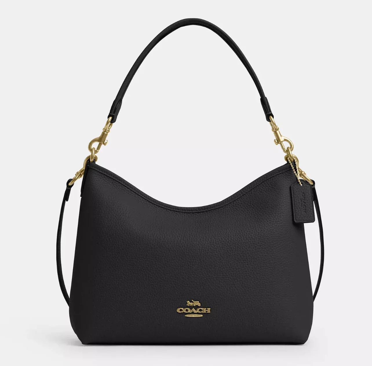 Coach Laurel Shoulder Bag – Gold/Black - Sneaker Türkiye