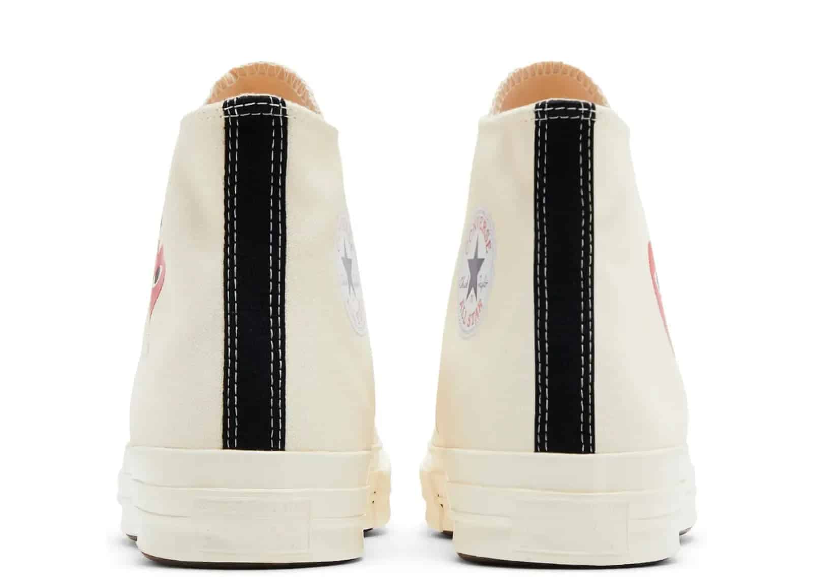 Converse Chuck Taylor All Star 70 Hi Comme Des Garcons PLAY Single Heart Milk - Sneaker Türkiye