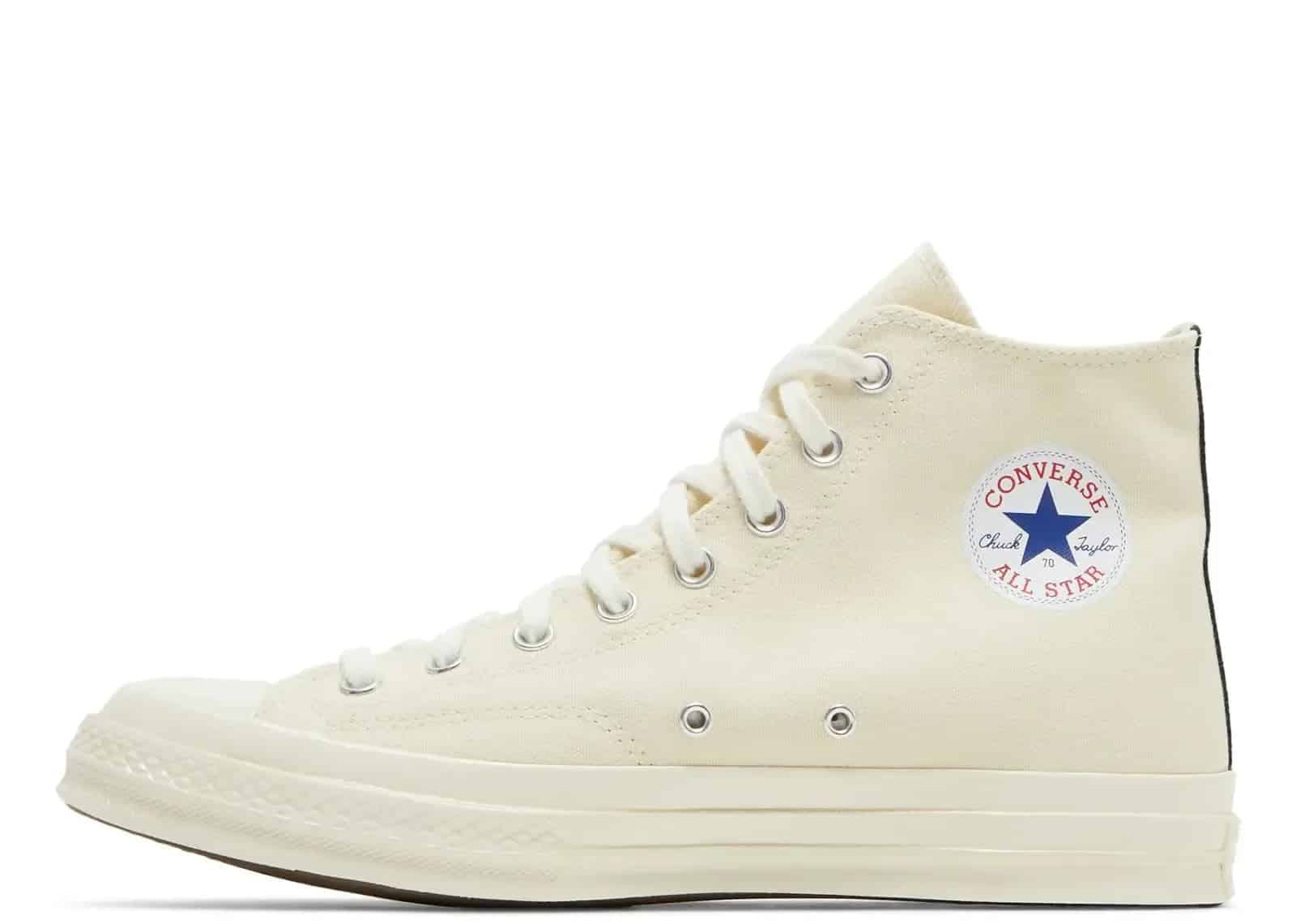 Converse Chuck Taylor All-Star 70 Hi Comme Des Garcons PLAY White - Sneaker Türkiye