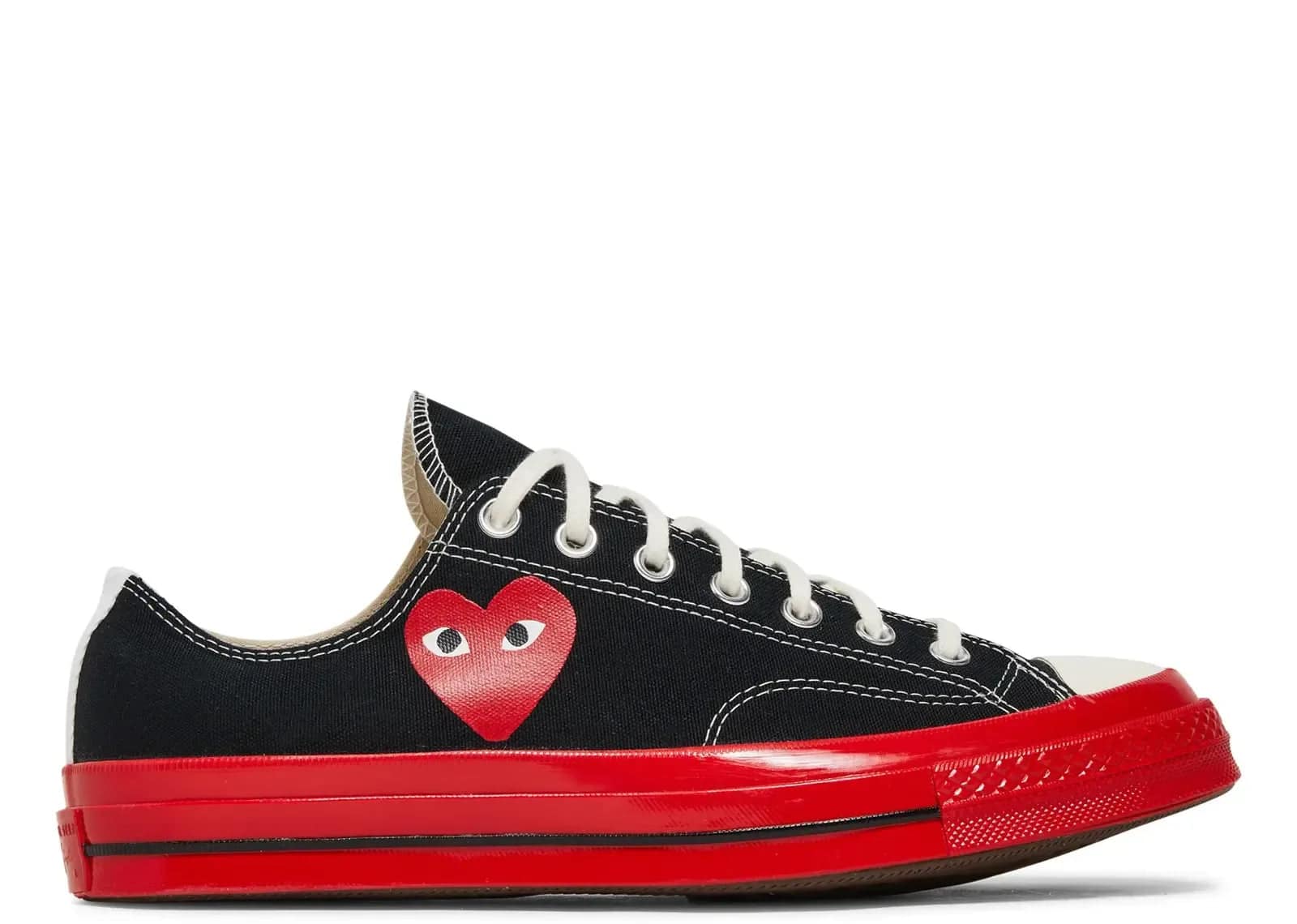 Converse Chuck Taylor All-Star 70 Ox Comme Des Garcons PLAY Black Red - Sneaker Türkiye