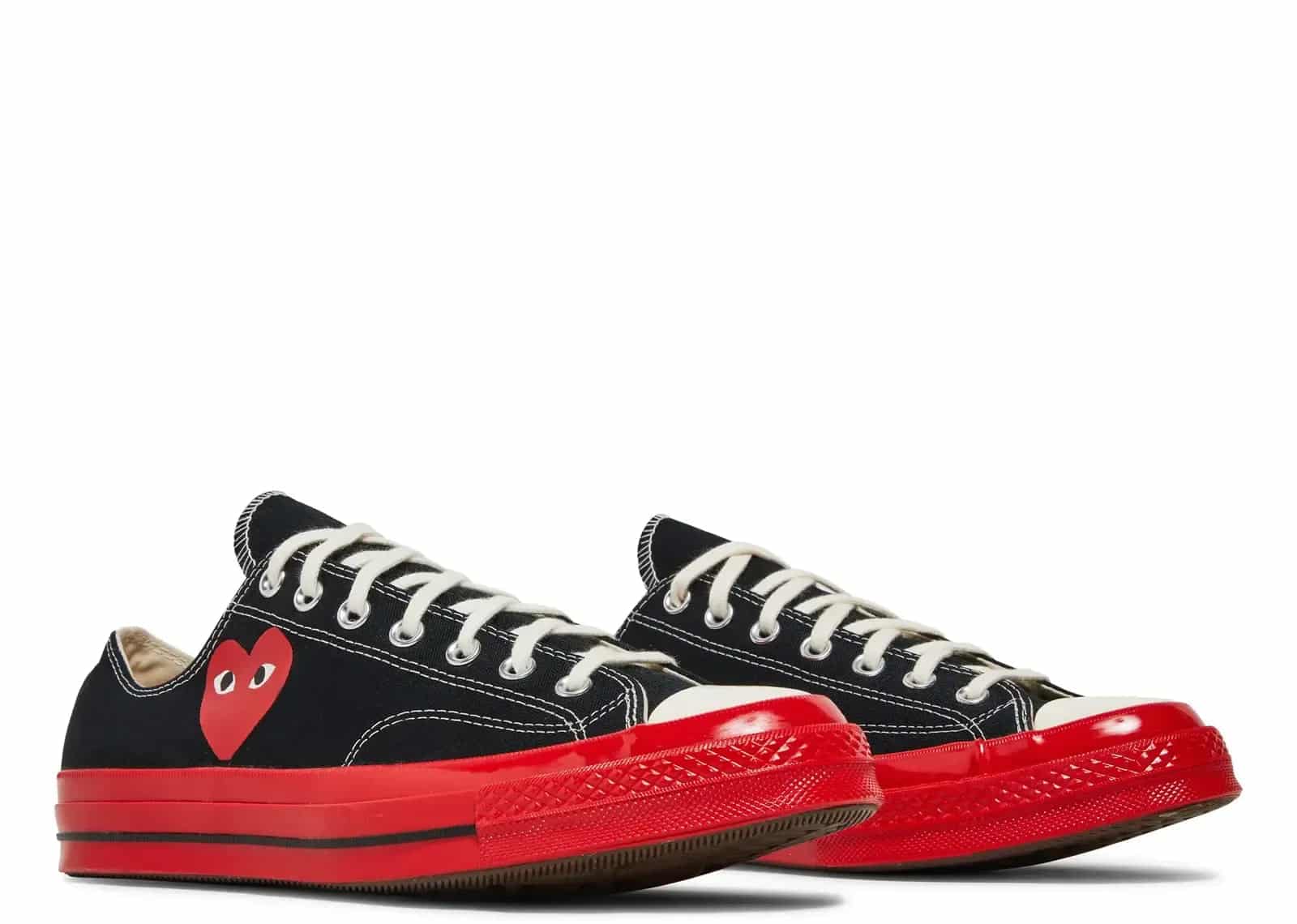 Converse Chuck Taylor All-Star 70 Ox Comme Des Garcons PLAY Black Red - Sneaker Türkiye