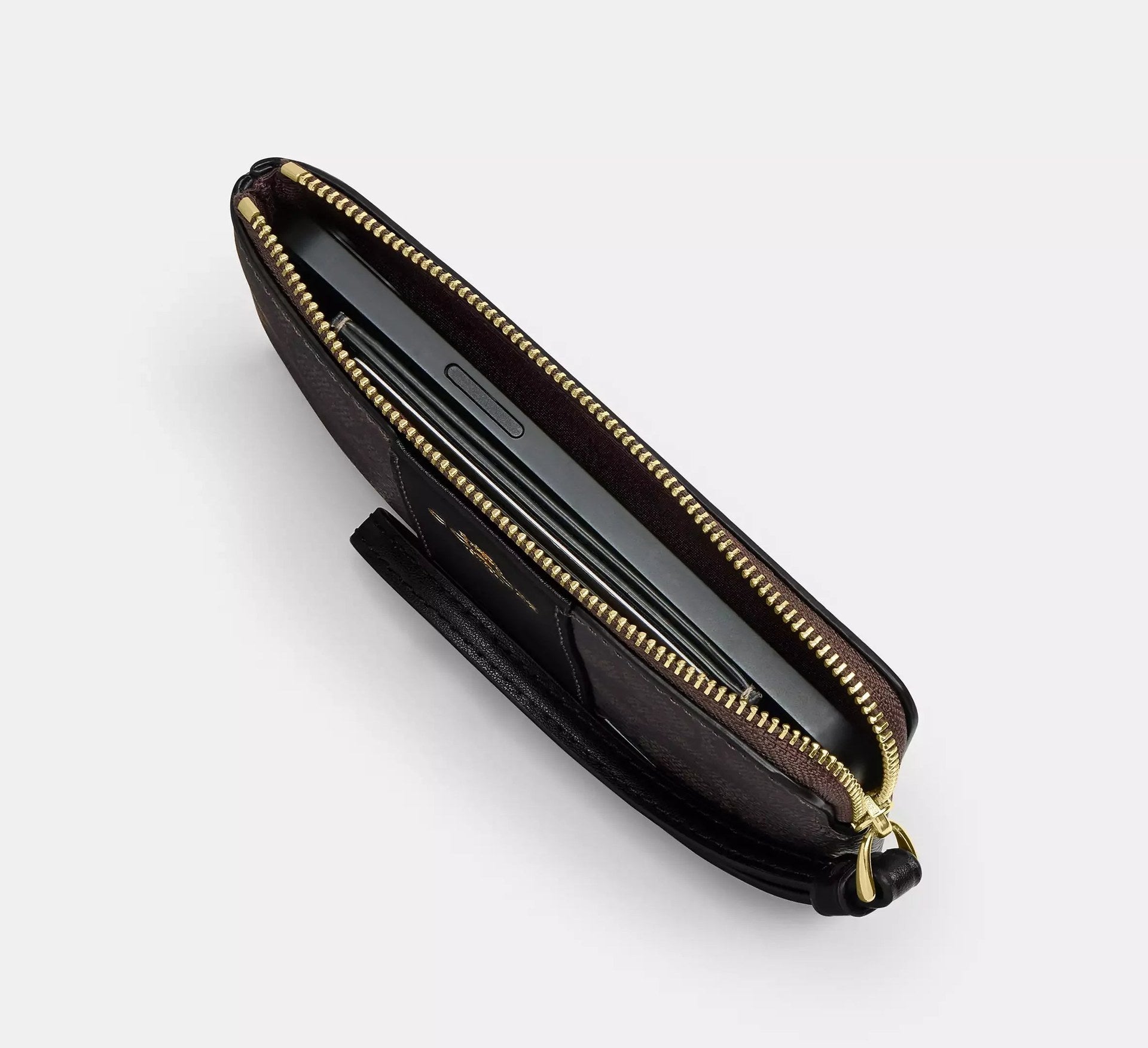 Coach Corner Zip Wristlet With Star Print – Silver - Sneaker Türkiye