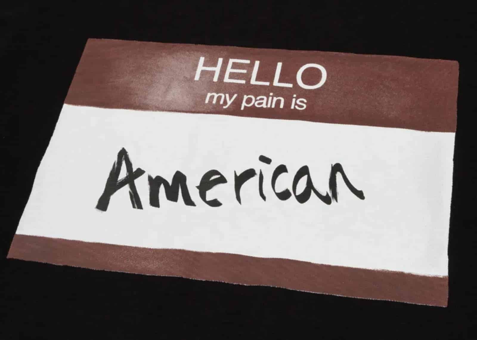 Denim Tears My Pain Is Tee Black - Sneaker Türkiye