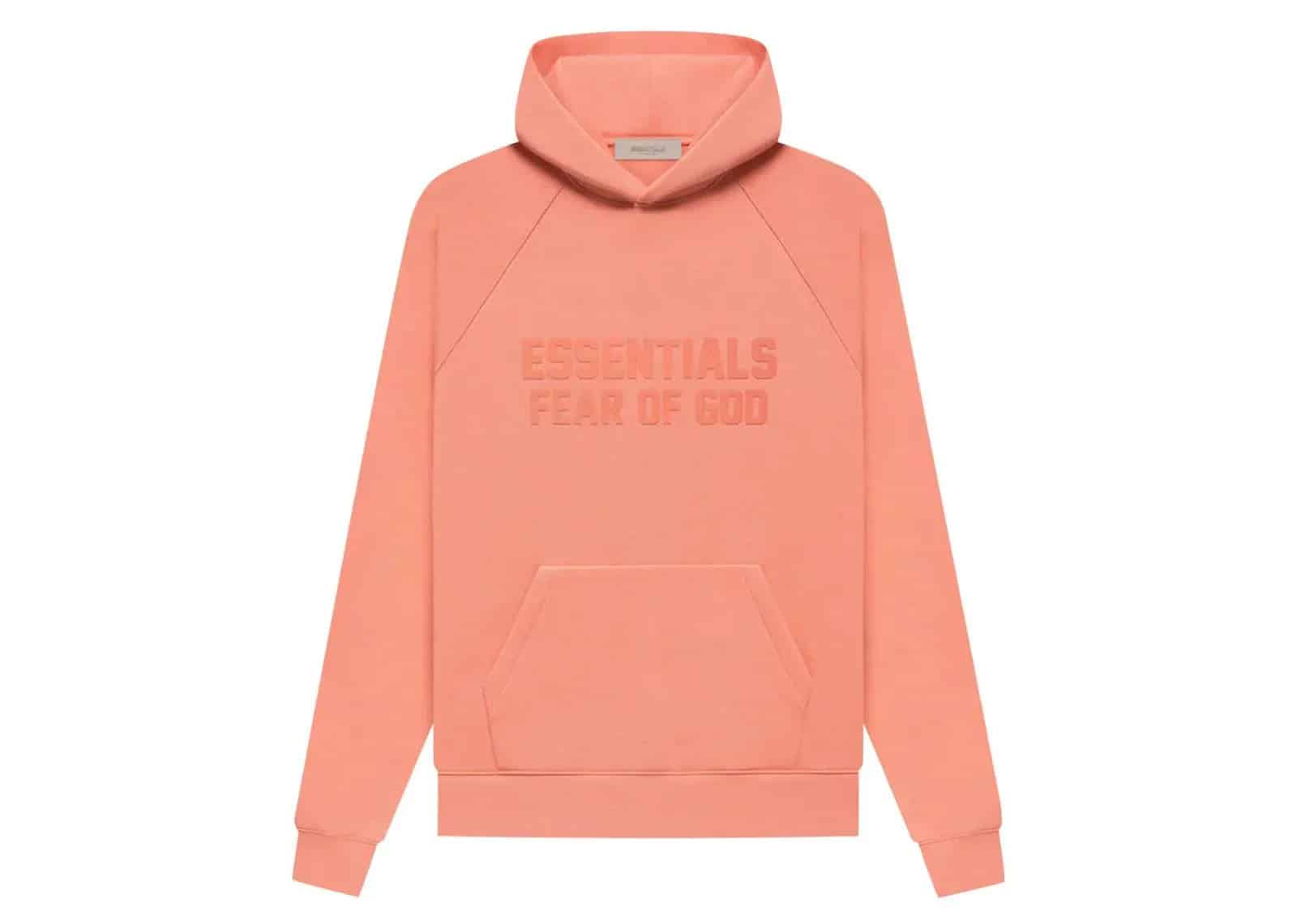 Fear of God Essentials Hoodie Coral - Sneaker Türkiye
