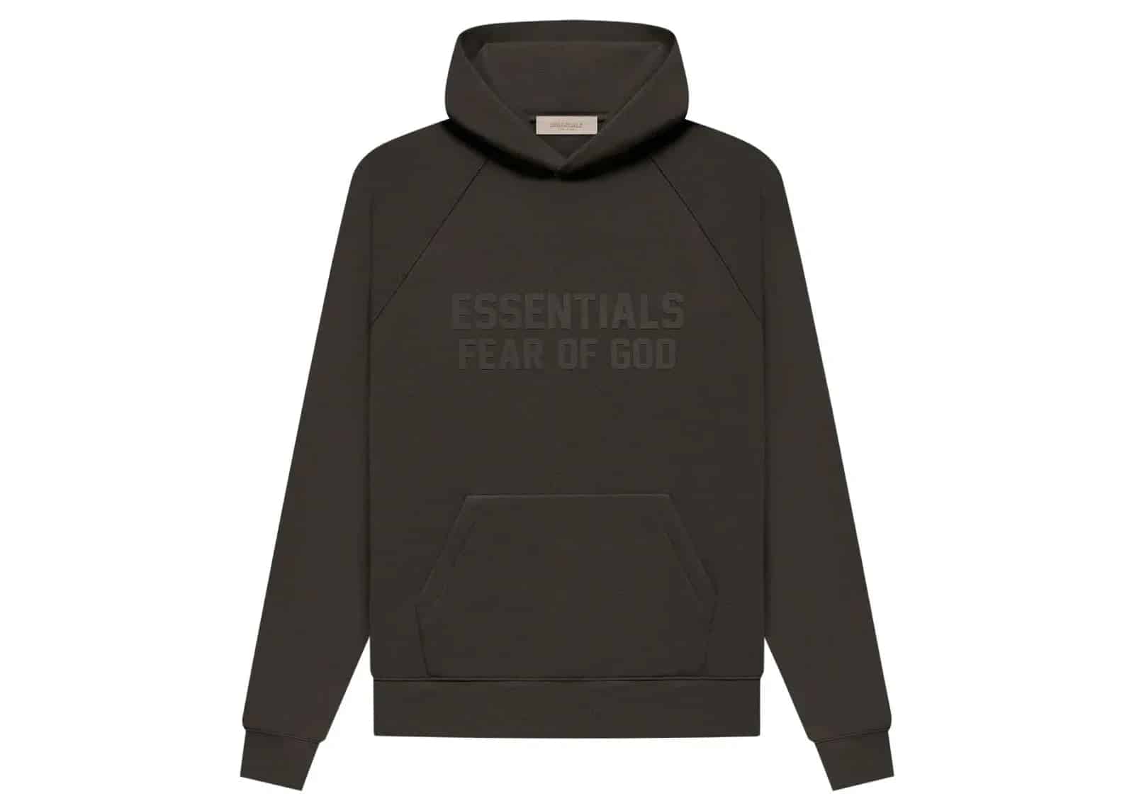 Fear Of God Essentials Hoodie Off Black - Sneaker Türkiye